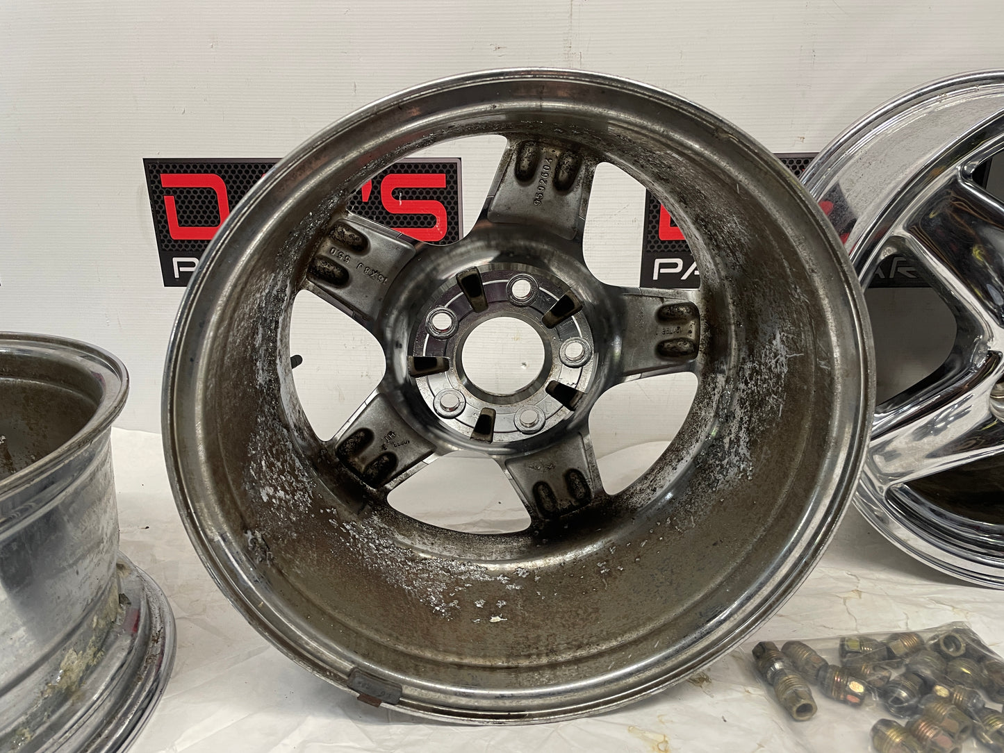1998 Chevy Camaro Z28 Factory OEM Chrome 16x8 Wheels - Day's Parts Yard