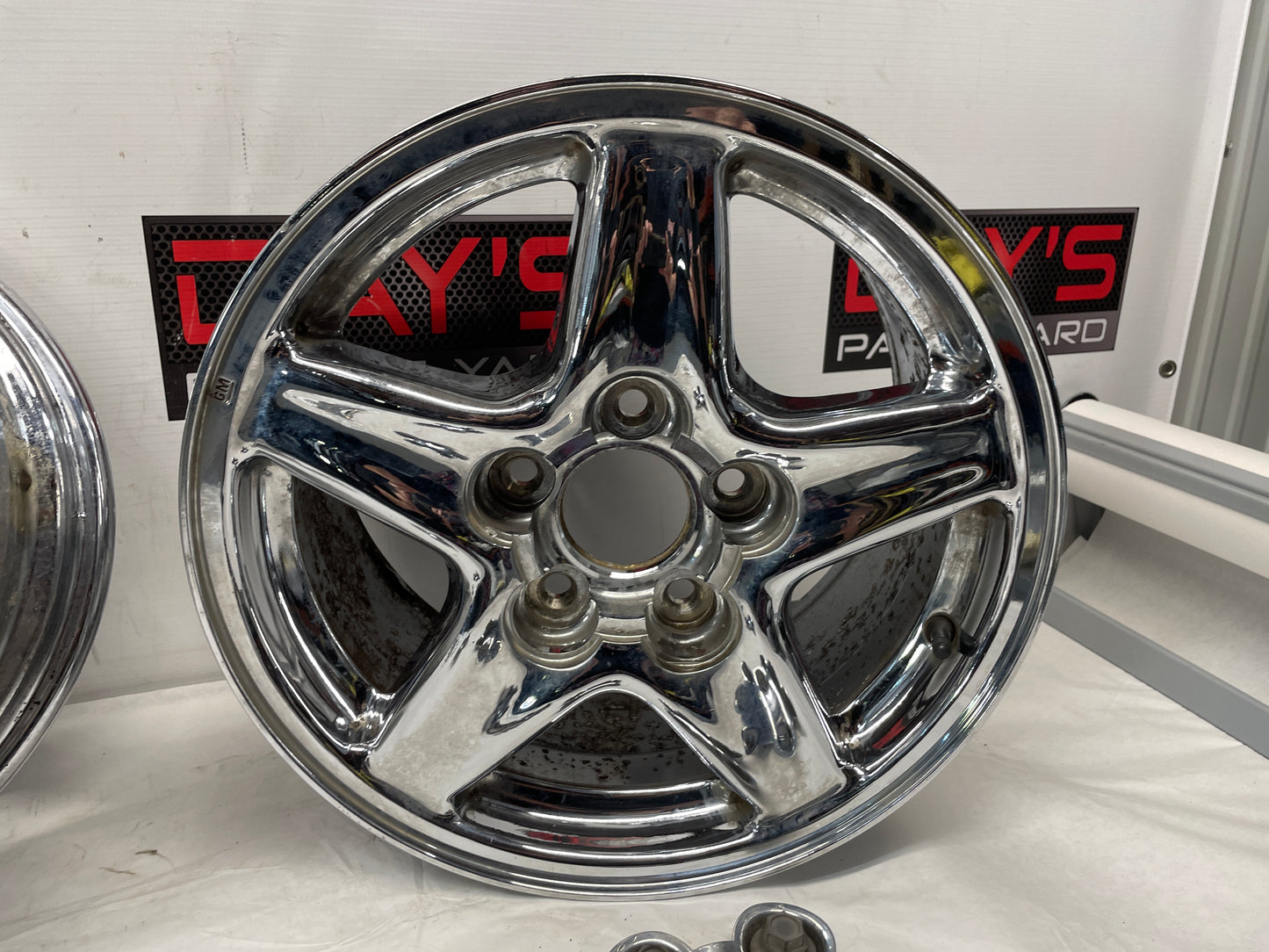 1998 Chevy Camaro Z28 Factory OEM Chrome 16x8 Wheels - Day's Parts Yard