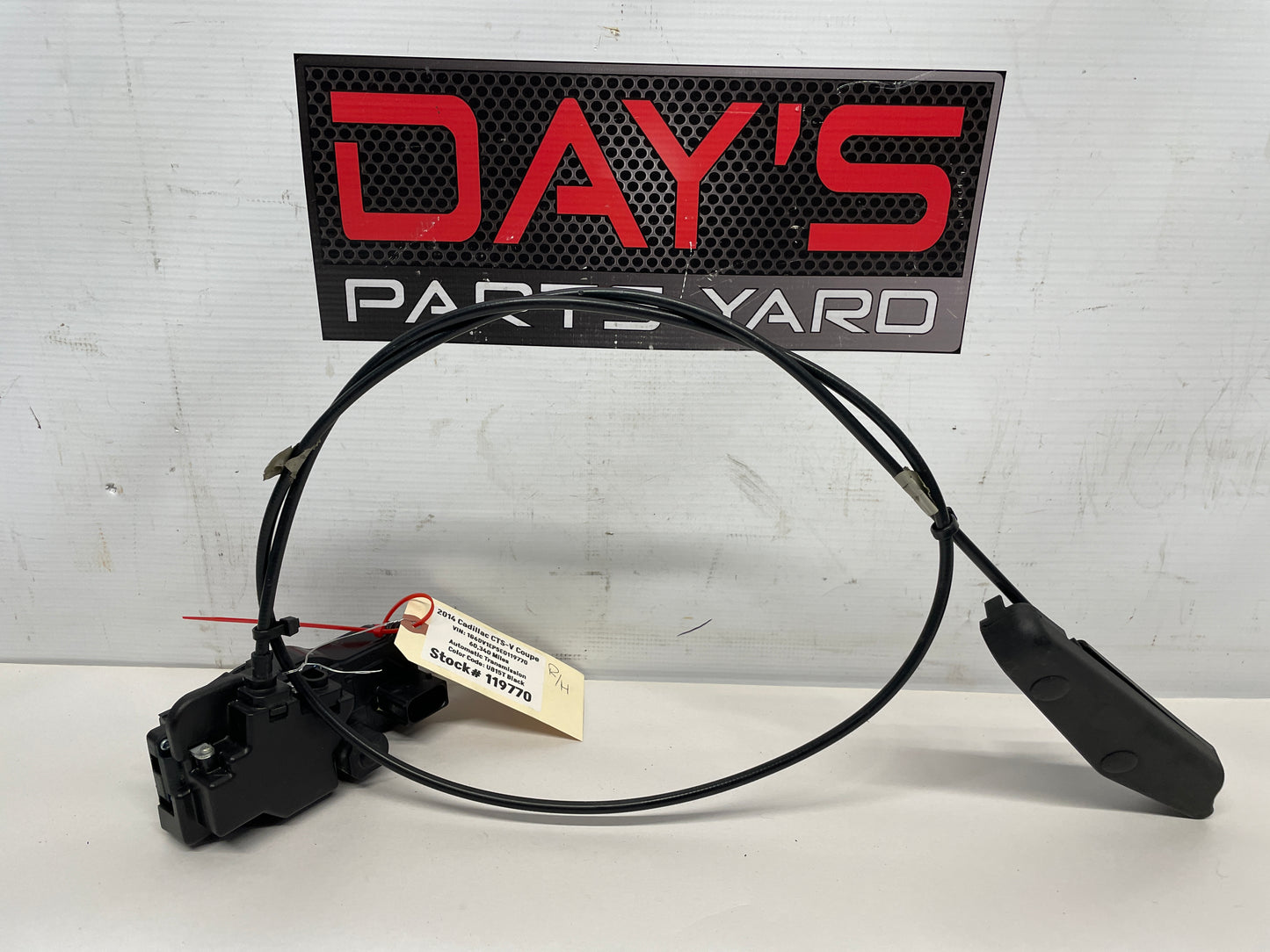 2014 Cadillac CTS-V Coupe RH Passenger Door Lock Actuator OEM - Day's Parts Yard