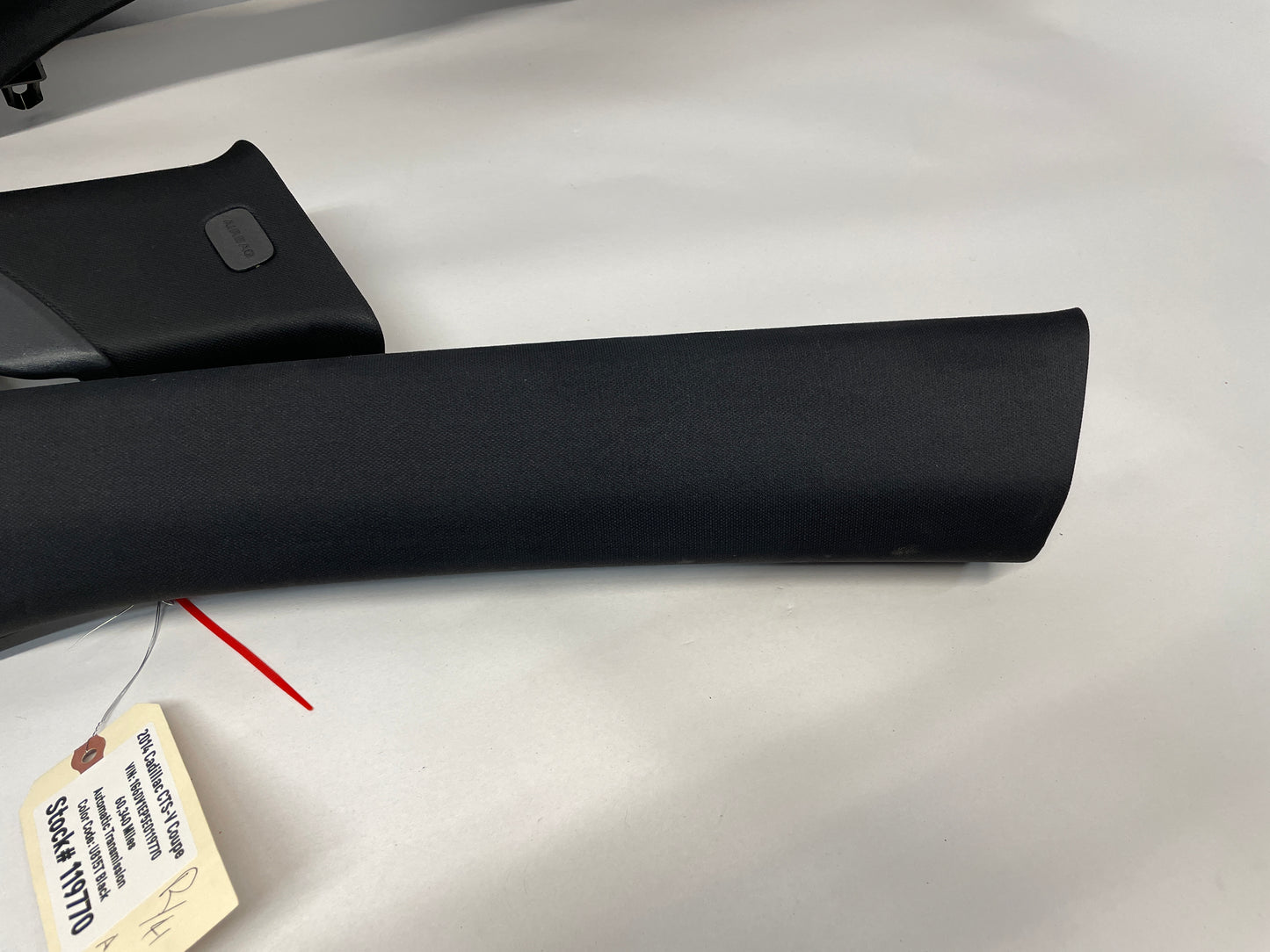 2014 Cadillac CTS-V Coupe Black A B & C Interior Trim Panels OEM - Day's Parts Yard