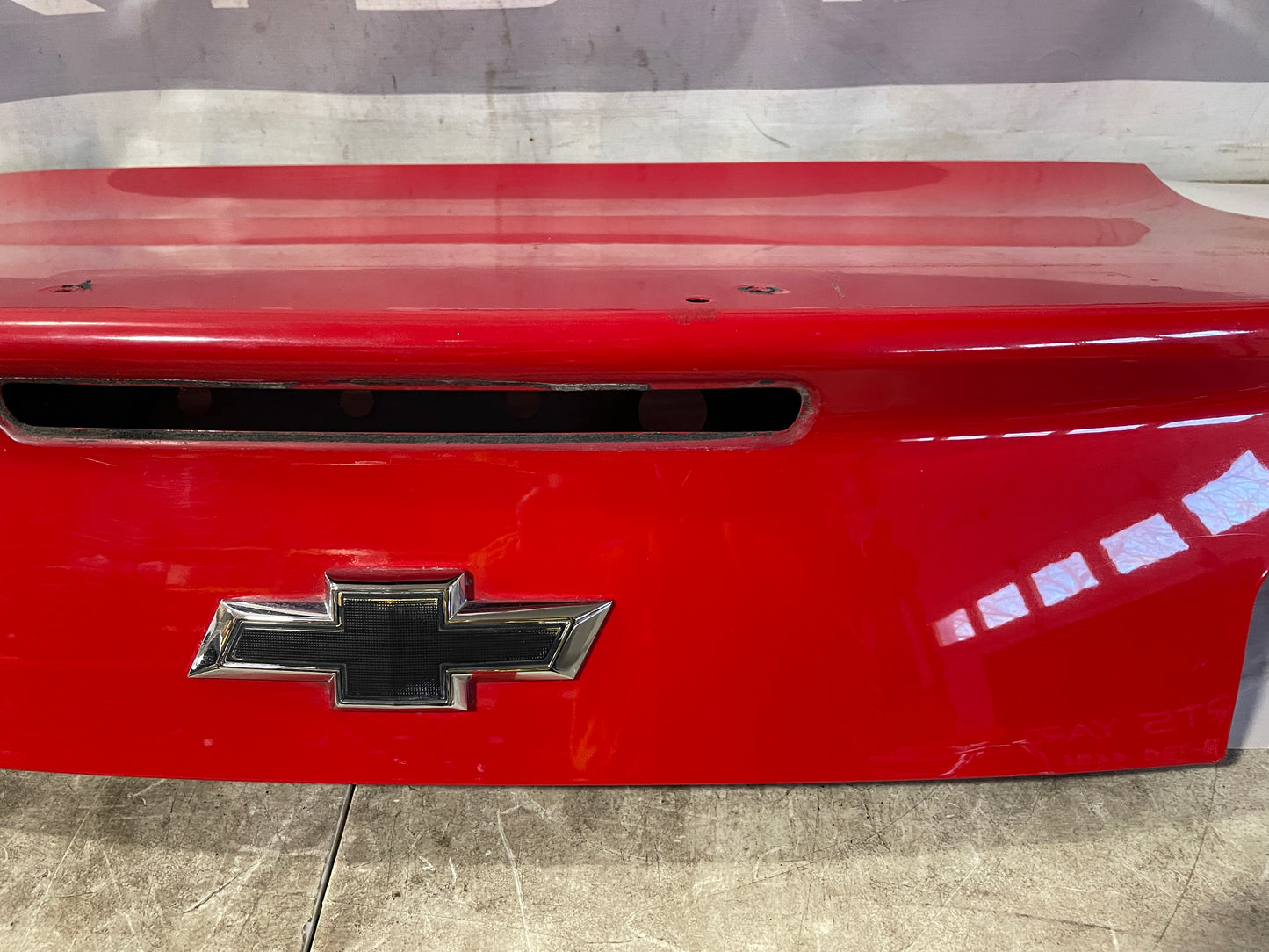 2015 Chevy Camaro SS 1LE Trunk Deck Lid Red OEM - Day's Parts Yard