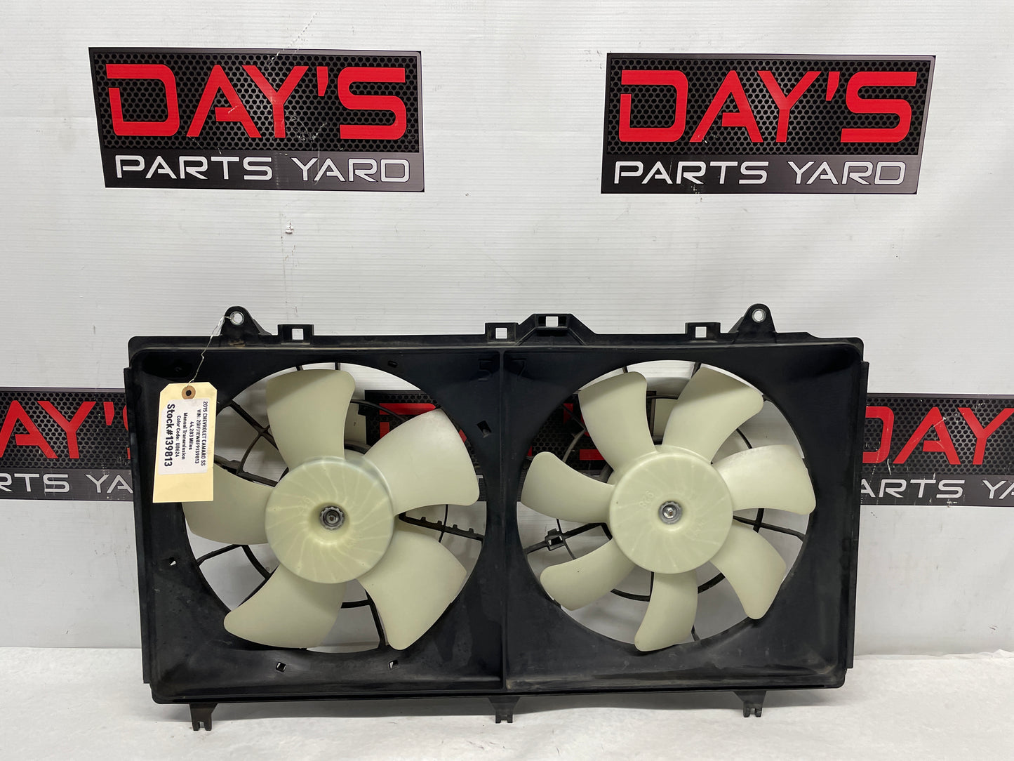 2012 Chevy Camaro ZL1 Radiator Duel Dual Electric Coolant Cooling Fan OEM - Day's Parts Yard