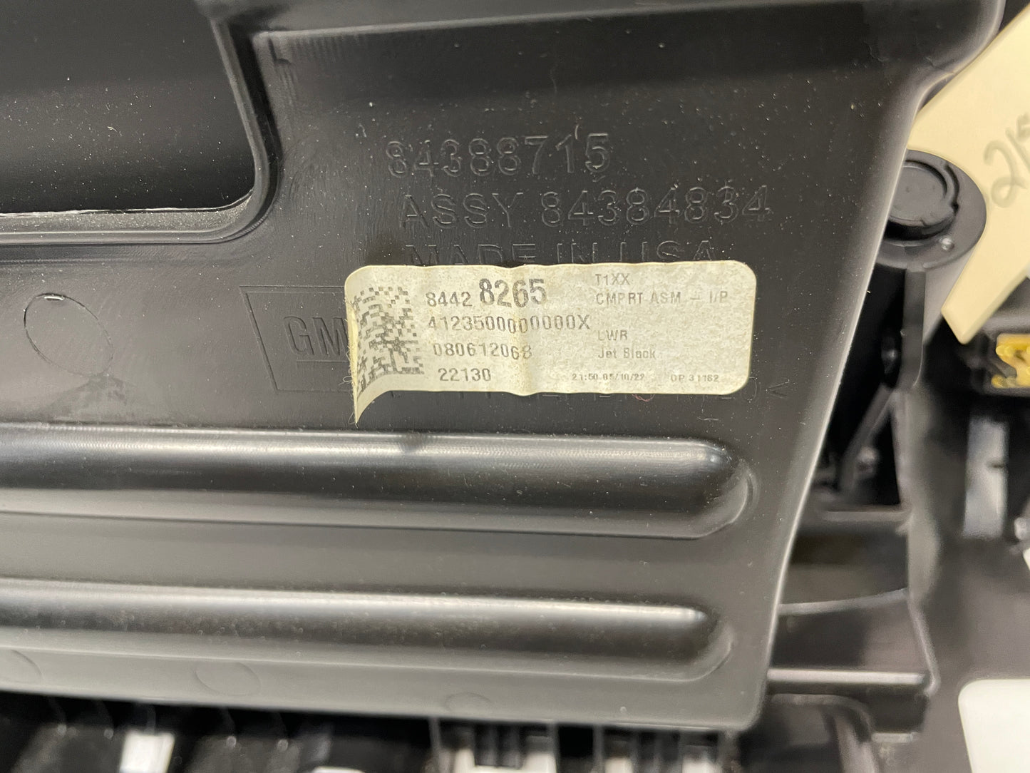 2022 GMC Sierra C2500 Lower Glove Box Dash Storage Compartment OEM - Day's Parts Yard