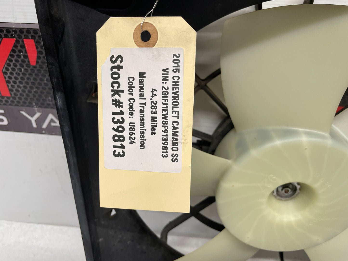 2012 Chevy Camaro ZL1 Radiator Duel Dual Electric Coolant Cooling Fan OEM - Day's Parts Yard