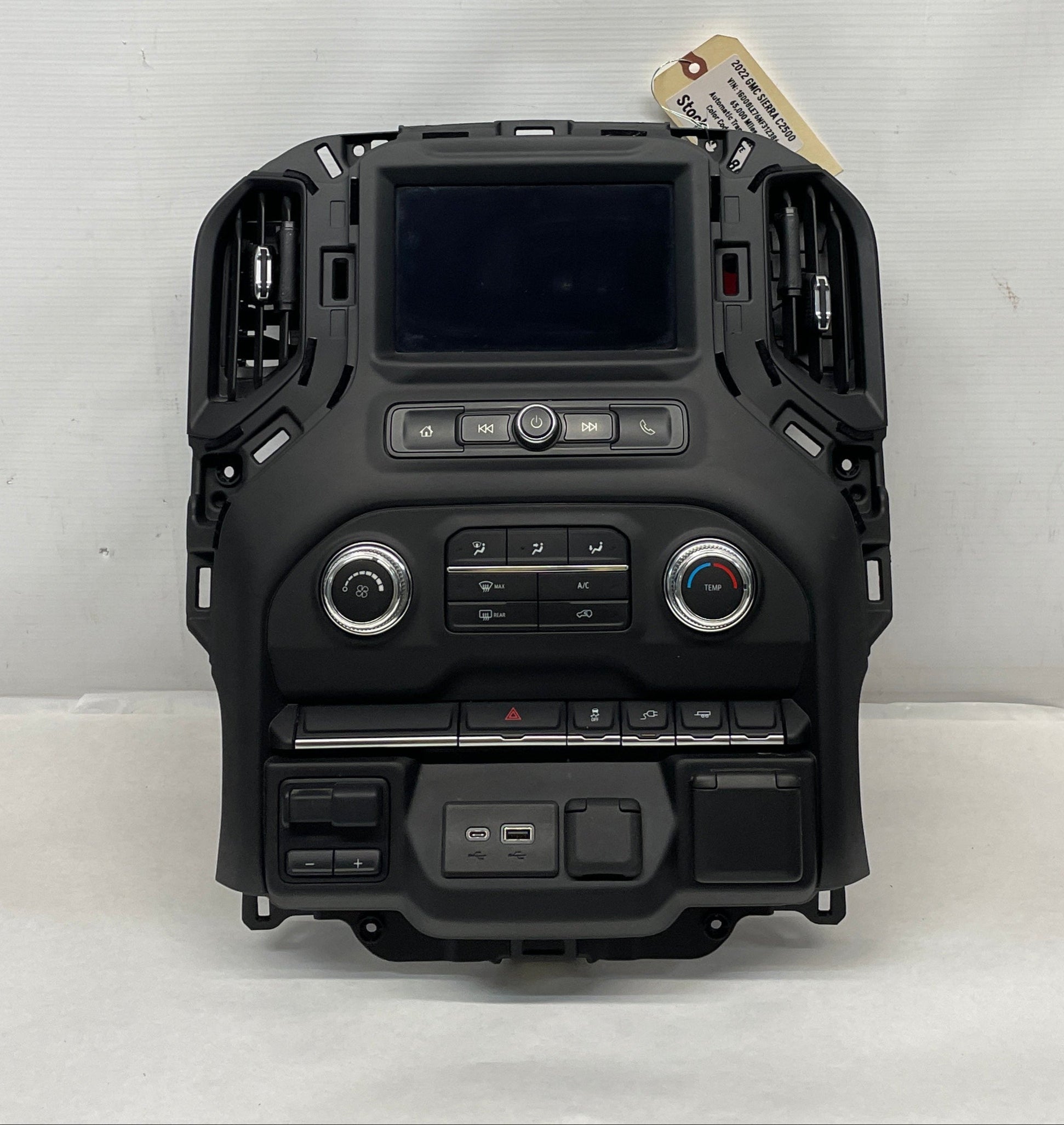 2022 GMC Sierra C2500 Radio Stereo CUE HVAC Control Panel OEM - Day's Parts Yard