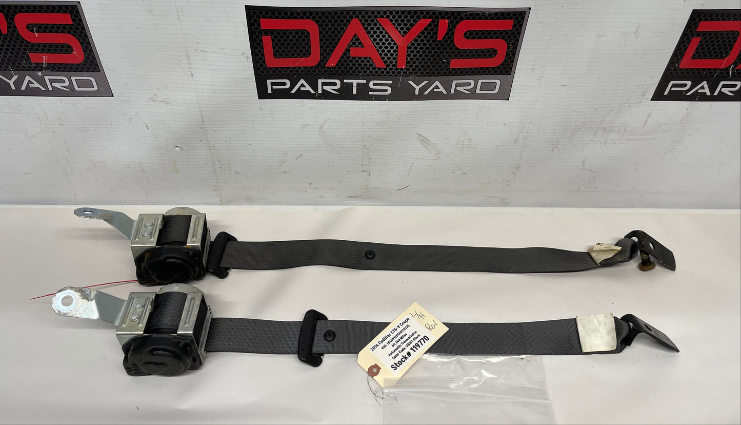 2014 Cadillac CTS-V Coupe Rear Seat Belt Retractor Set OEM - Day's Parts Yard