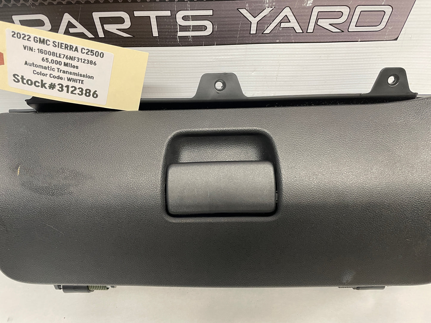 2022 GMC Sierra C2500 Upper Glove Box Dash Compartment OEM - Day's Parts Yard
