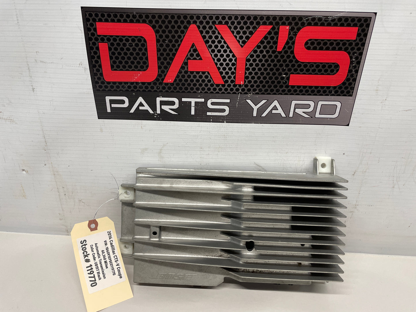 2014 Cadillac CTS-V Coupe Bose Radio Amplifier OEM - Day's Parts Yard