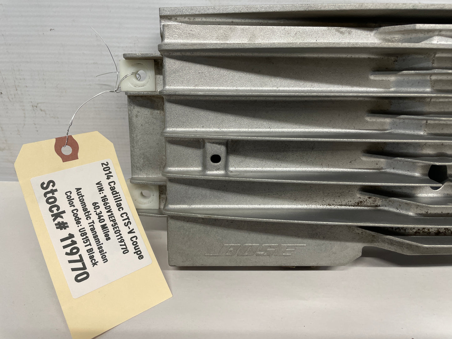 2014 Cadillac CTS-V Coupe Bose Radio Amplifier OEM - Day's Parts Yard