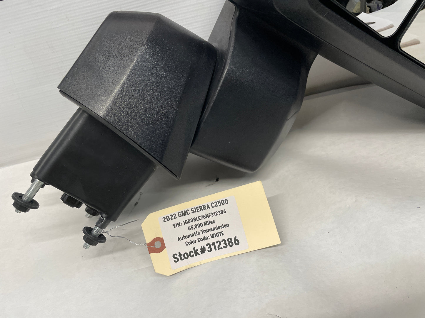 2022 GMC Sierra C2500 LH Driver Exterior Door Tow Mirror OEM - Day's Parts Yard