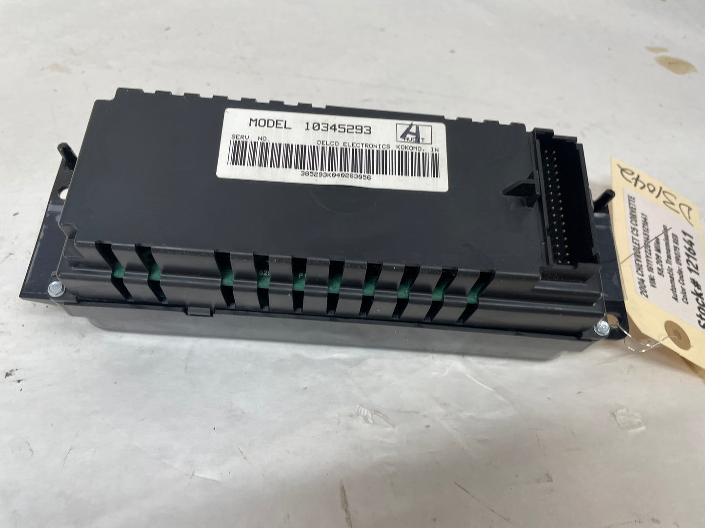 2004 Chevy C5 Corvette Dual Zone Temperature HVAC Dash Climate Control Unit Switch Panel OEM - Day's Parts Yard