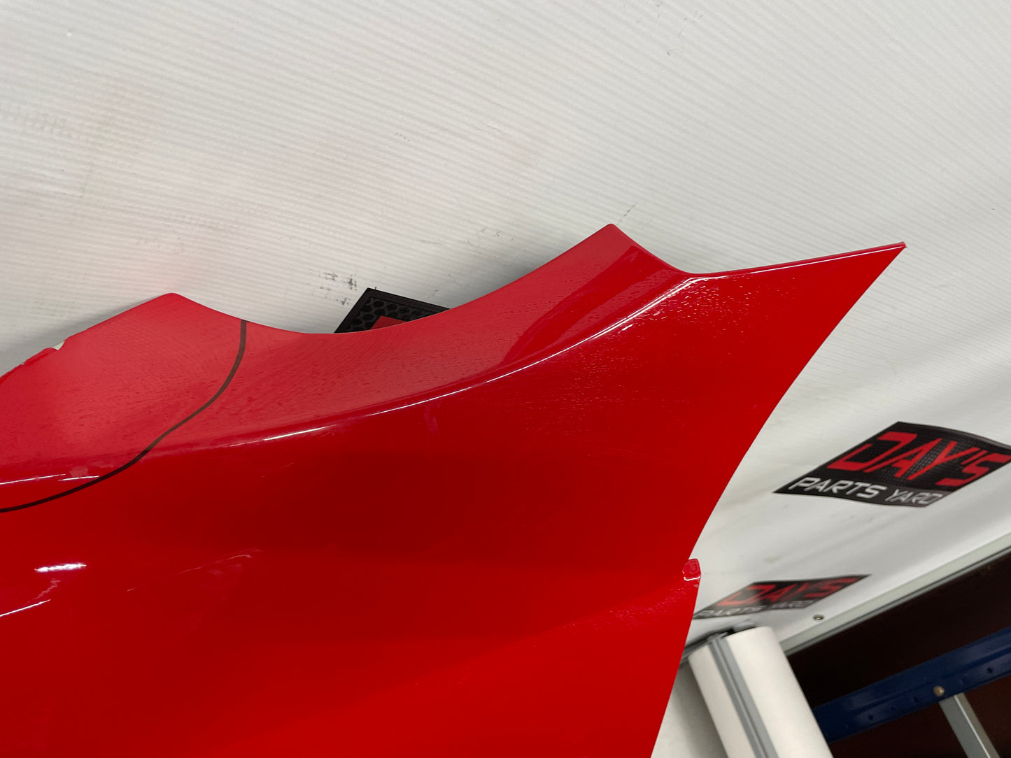 2017 Chevy SS Sedan LH Driver Fender DAMAGED Red OEM - Day's Parts Yard