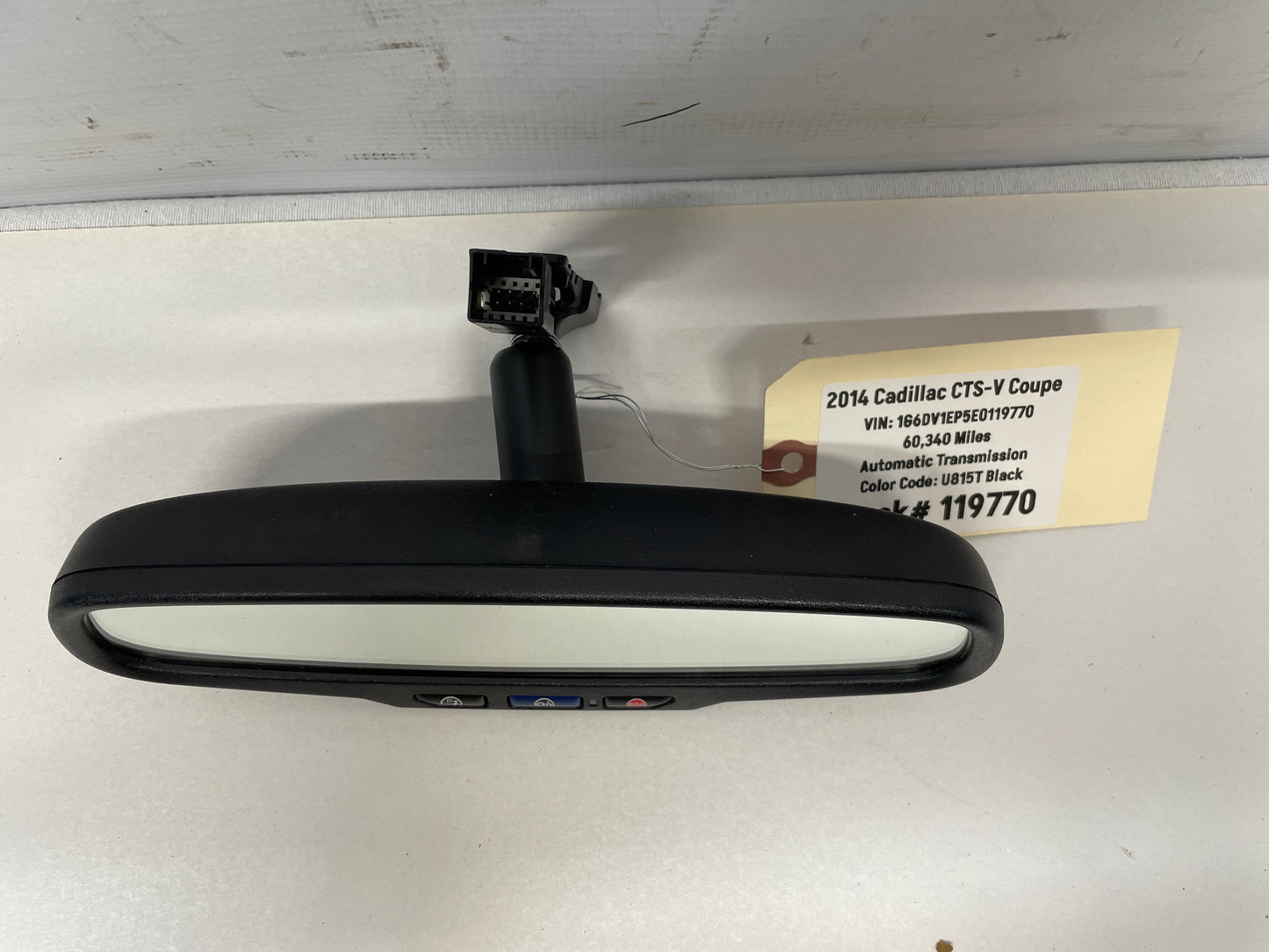 2014 Cadillac CTS-V Coupe Rear View Rearview Mirror OEM - Day's Parts Yard