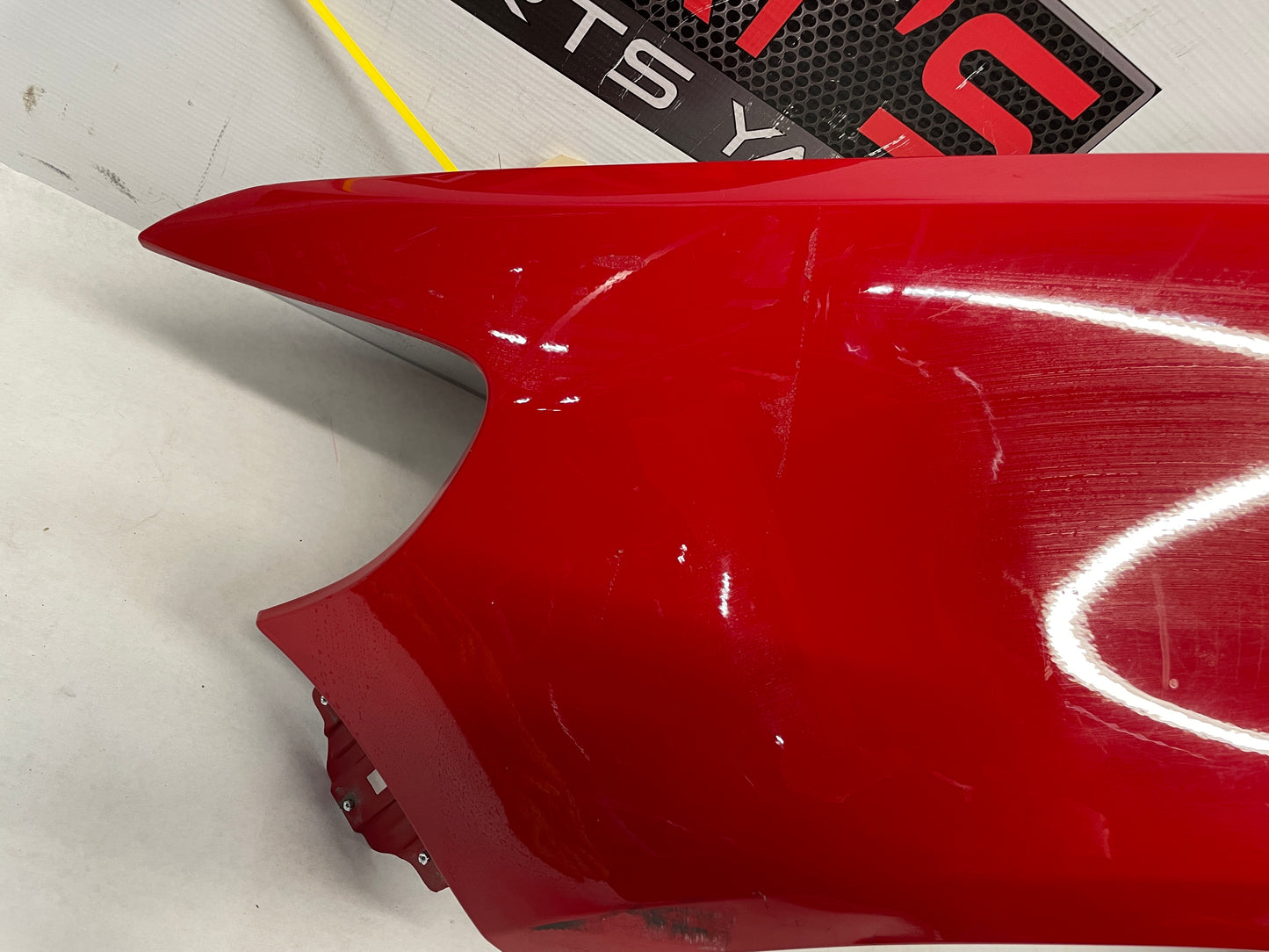 2017 Chevy SS Sedan LH Driver Fender DAMAGED Red OEM - Day's Parts Yard