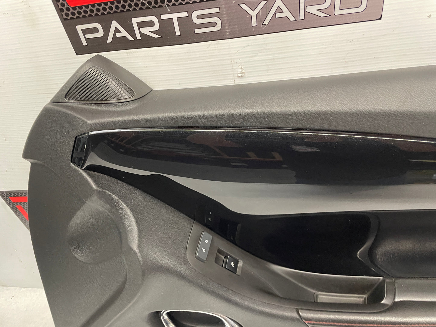 2012 Chevy Camaro ZL1 RH Passenger Carbon Flash Front Interior Door Panel OEM - Day's Parts Yard