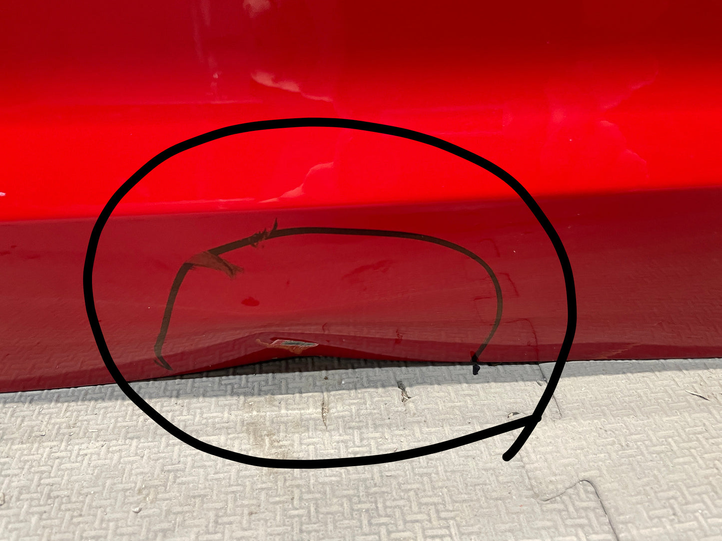 2017 Chevy SS Sedan RH Passenger Front Exterior Door Red OEM - Day's Parts Yard