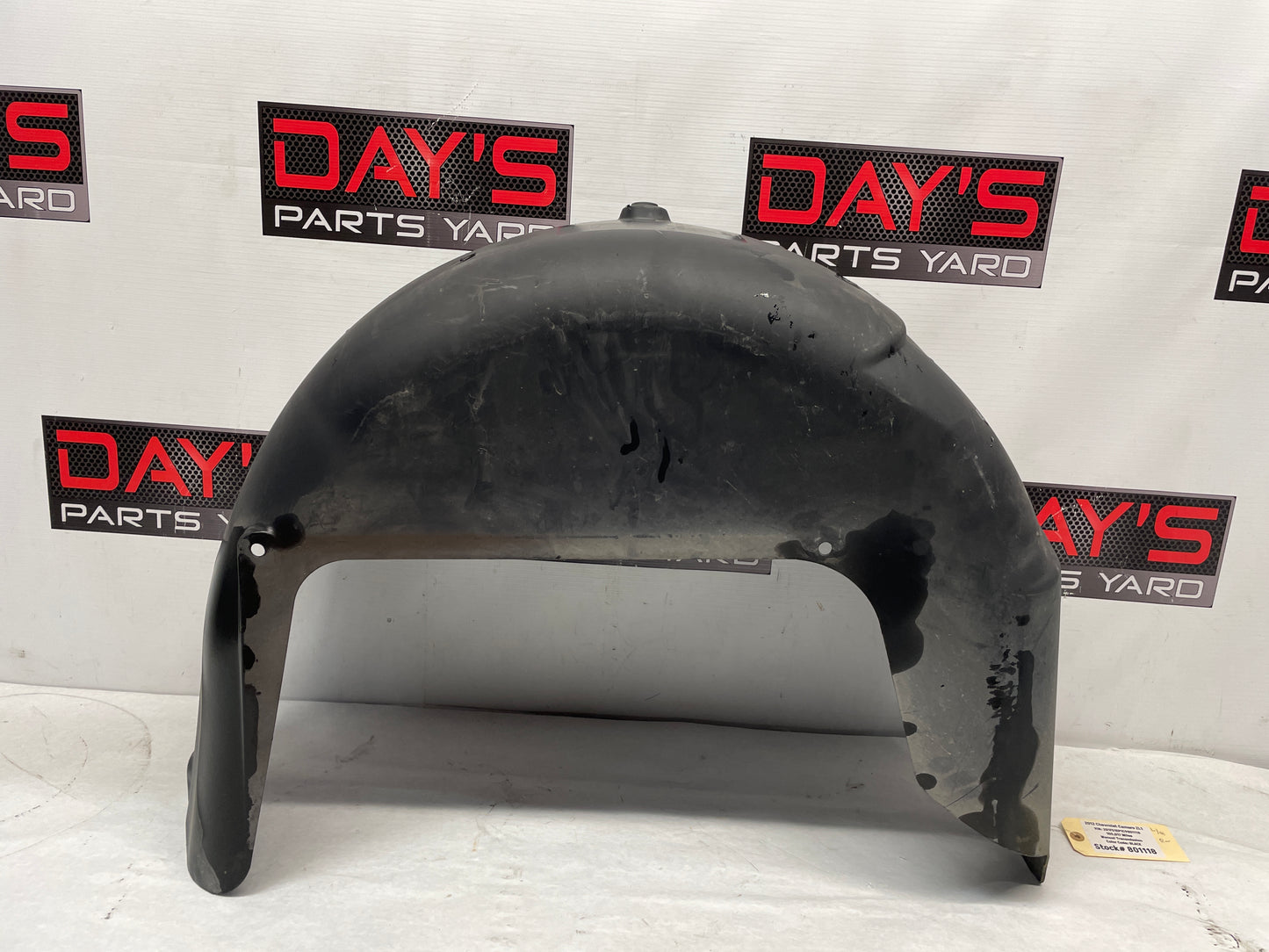 2012 Chevy Camaro ZL1 LH Driver Rear Fender Wheel Well Liner OEM - Day's Parts Yard