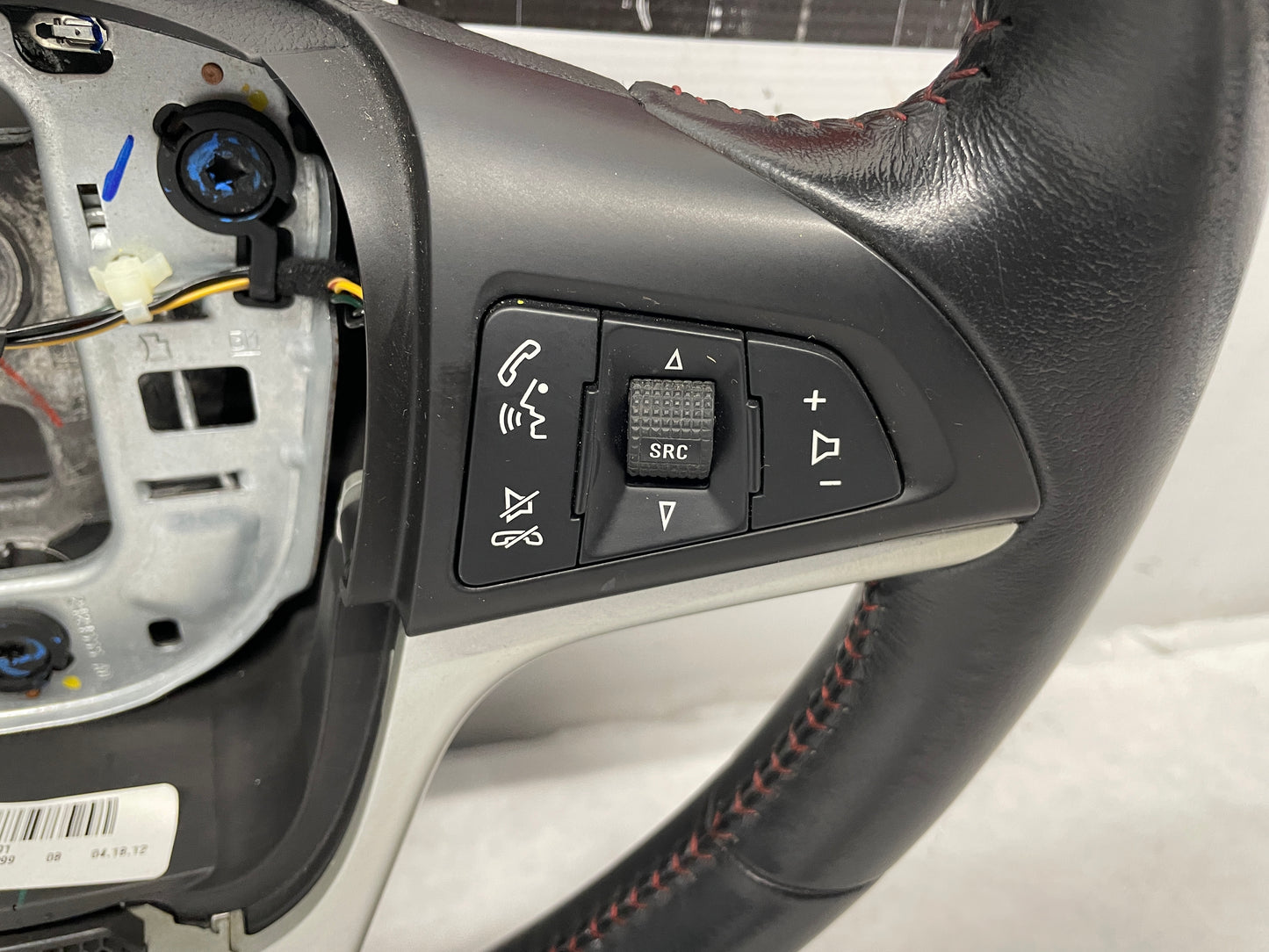 2012 Chevy Camaro ZL1 Steering Wheel w/ Buttons Black Leather OEM - Day's Parts Yard