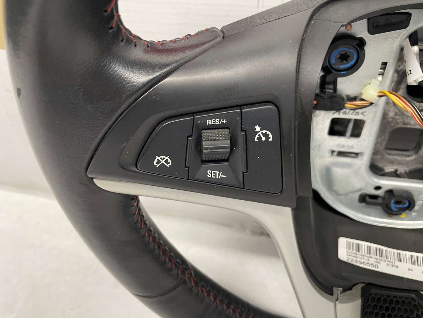 2012 Chevy Camaro ZL1 Steering Wheel w/ Buttons Black Leather OEM - Day's Parts Yard
