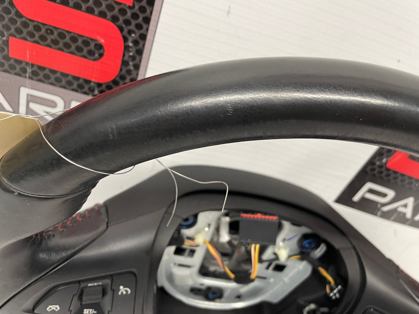2012 Chevy Camaro ZL1 Steering Wheel w/ Buttons Black Leather OEM - Day's Parts Yard