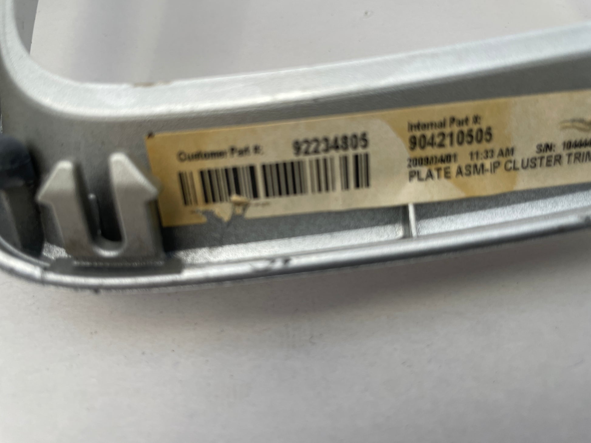 2010 Chevy Camaro SS Gauge Bezel Trim OEM - Day's Parts Yard