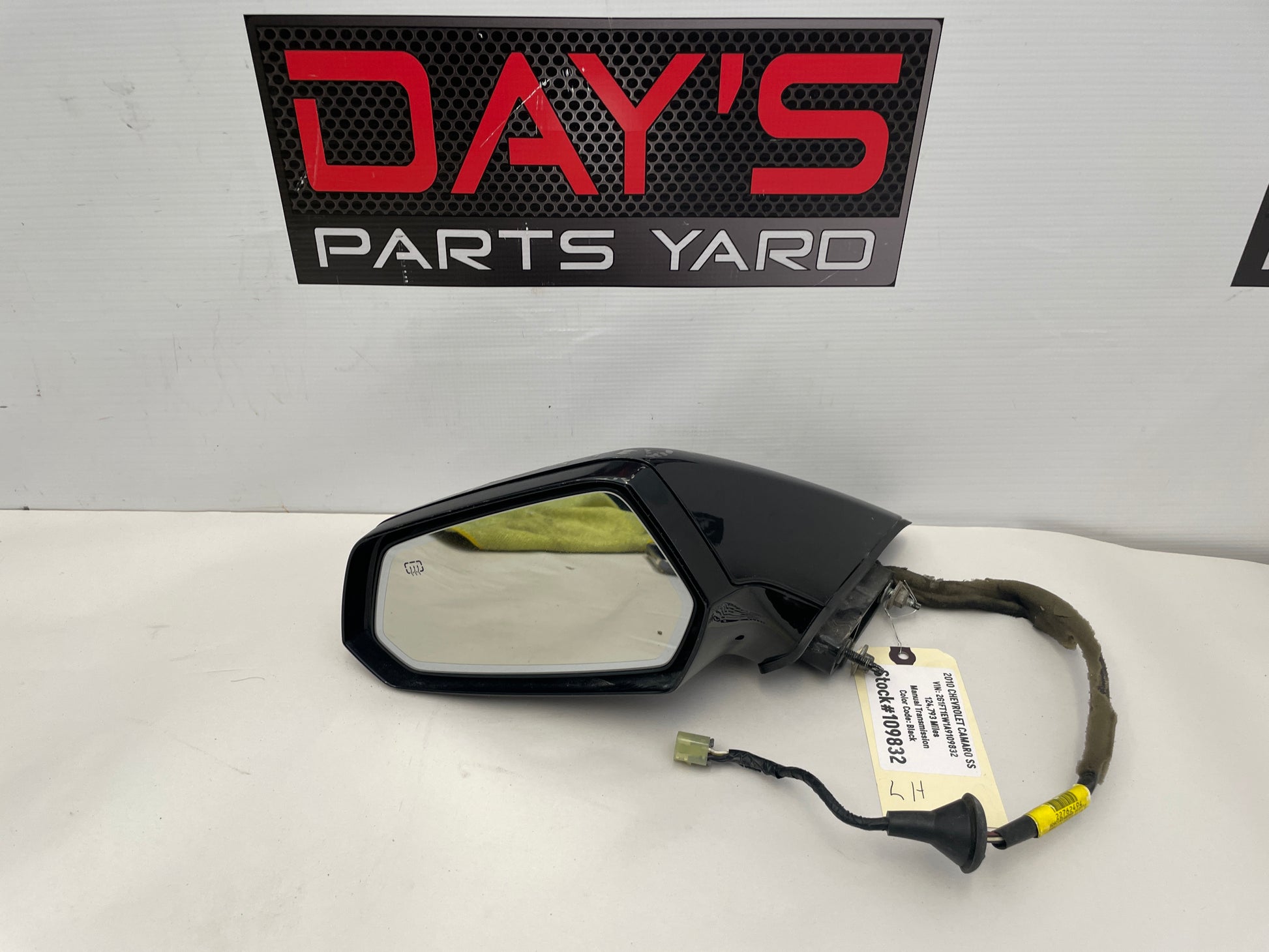 2010 Chevy Camaro SS LH Driver Heated Exterior Mirror OEM - Day's Parts Yard