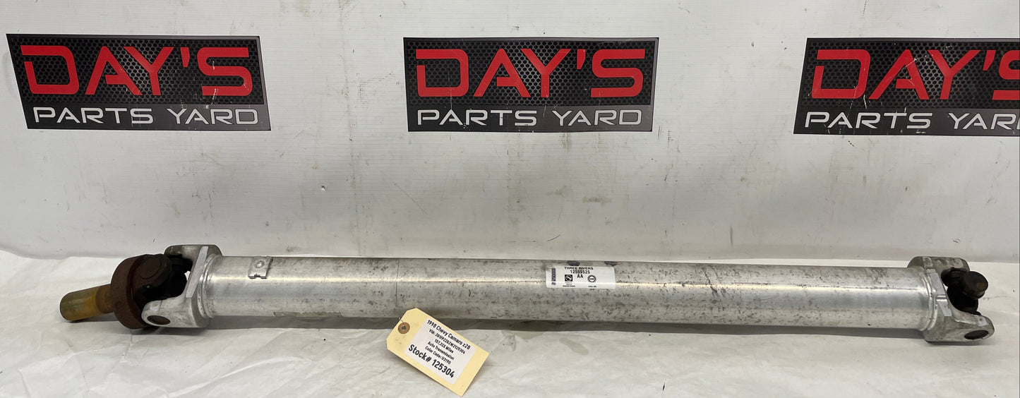 1998 Chevy Camaro Z28 Aluminum Driveshaft Drive Propeller Shaft OEM - Day's Parts Yard