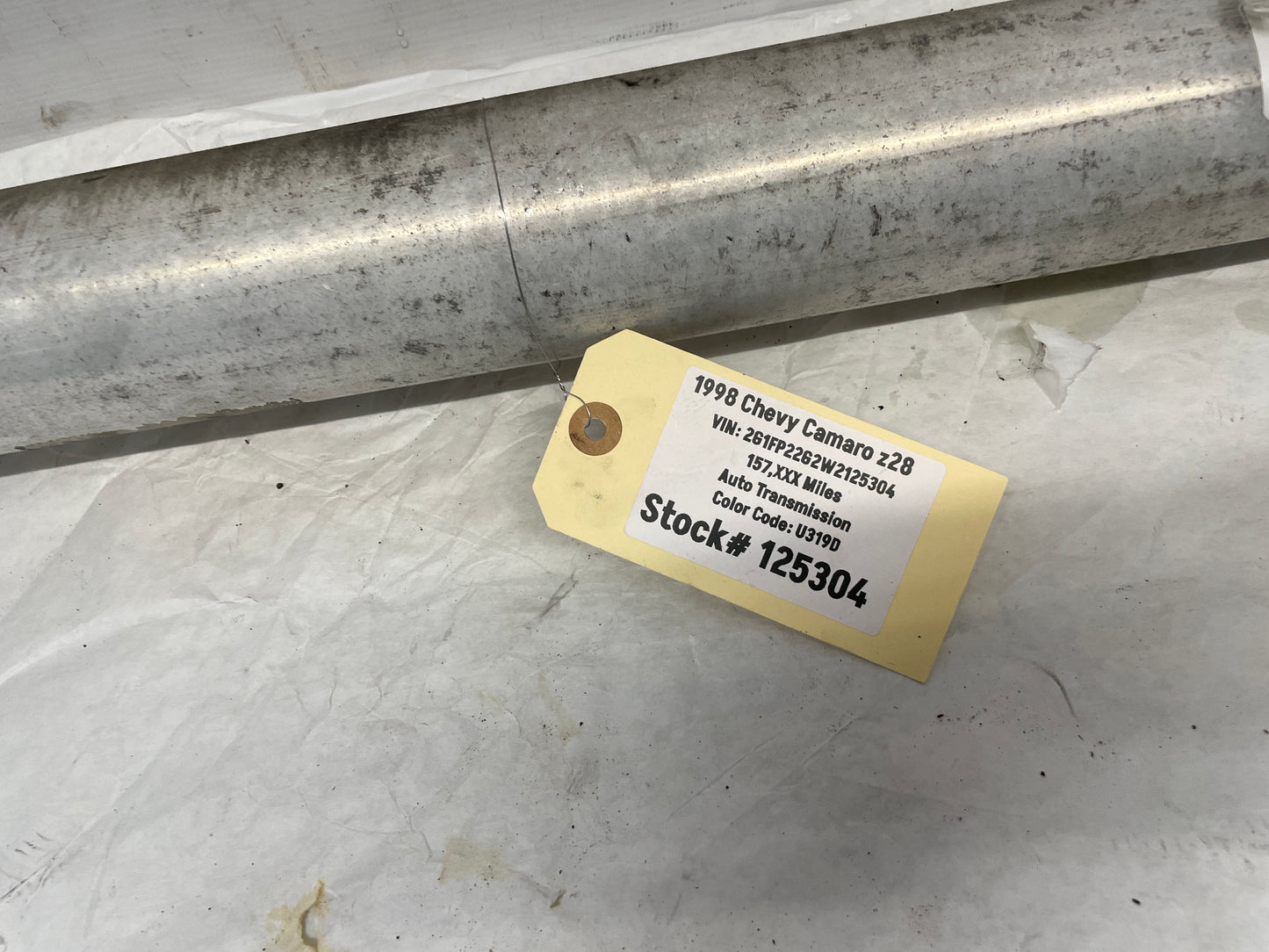 1998 Chevy Camaro Z28 Aluminum Driveshaft Drive Propeller Shaft OEM - Day's Parts Yard
