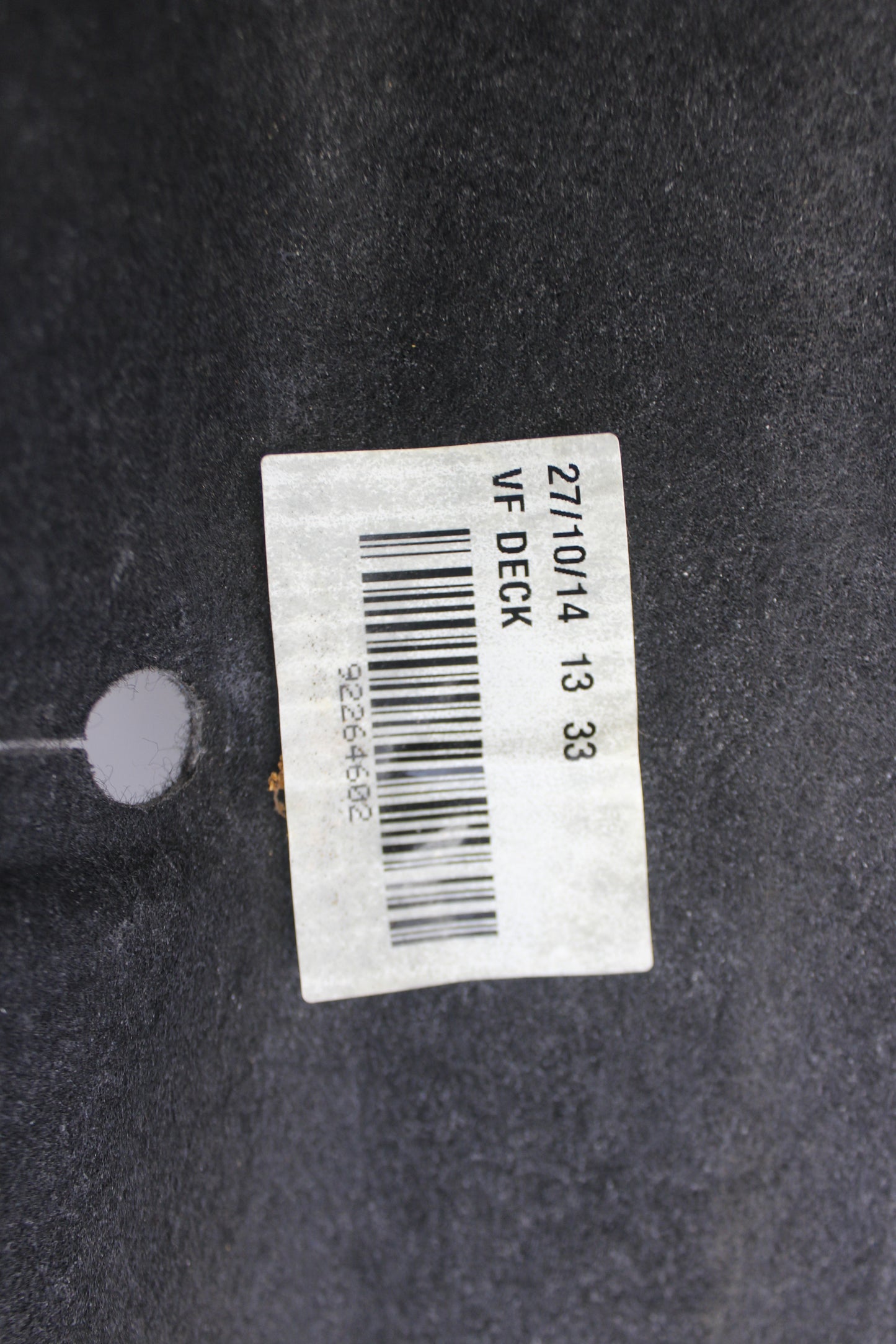 2015 Chevy SS Sedan Trunk Lid Liner Deck Carpet OEM - Day's Parts Yard