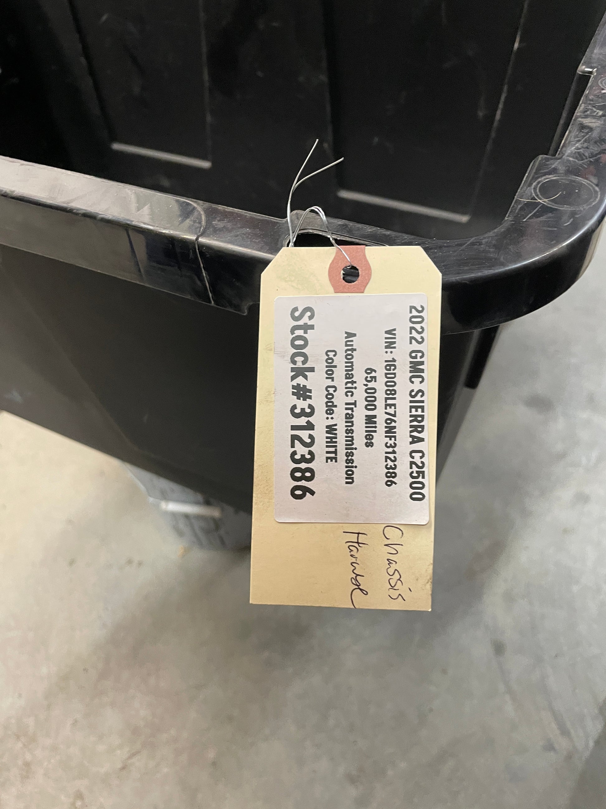 2022 GMC Sierra C2500 Chassis Frame Body Wire Wiring Harness OEM - Day's Parts Yard