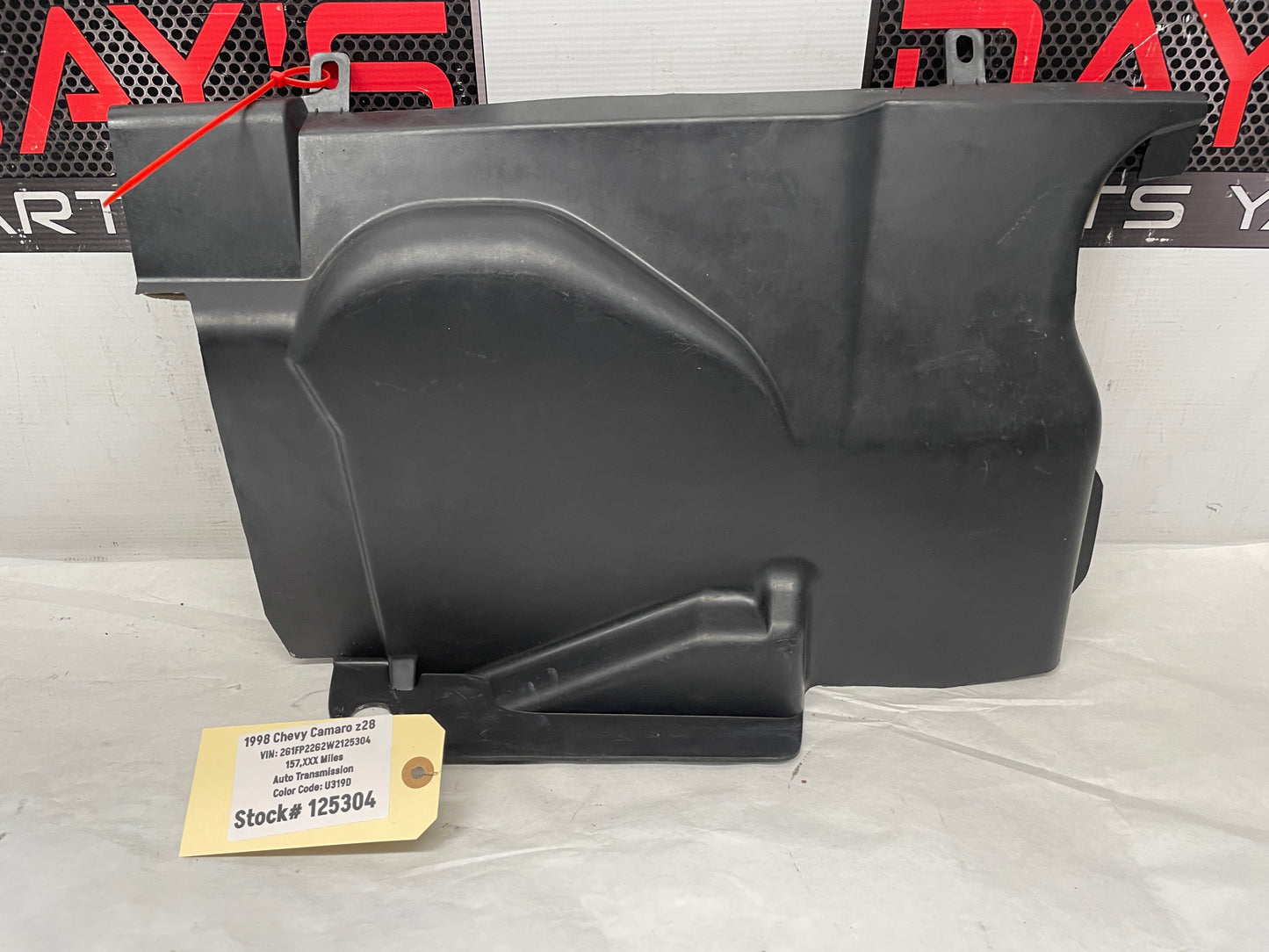 1998 Chevy Camaro Z28 RH Passenger Lower Under Dash Trim Panel OEM - Day's Parts Yard