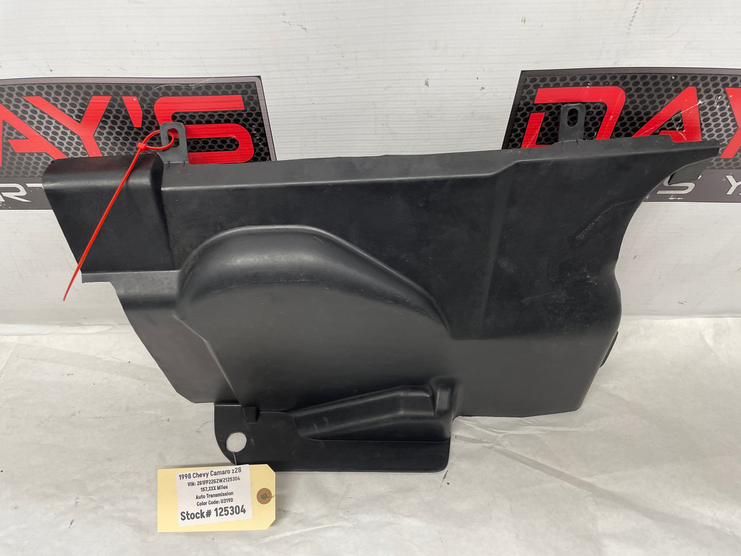 1998 Chevy Camaro Z28 RH Passenger Lower Under Dash Trim Panel OEM - Day's Parts Yard
