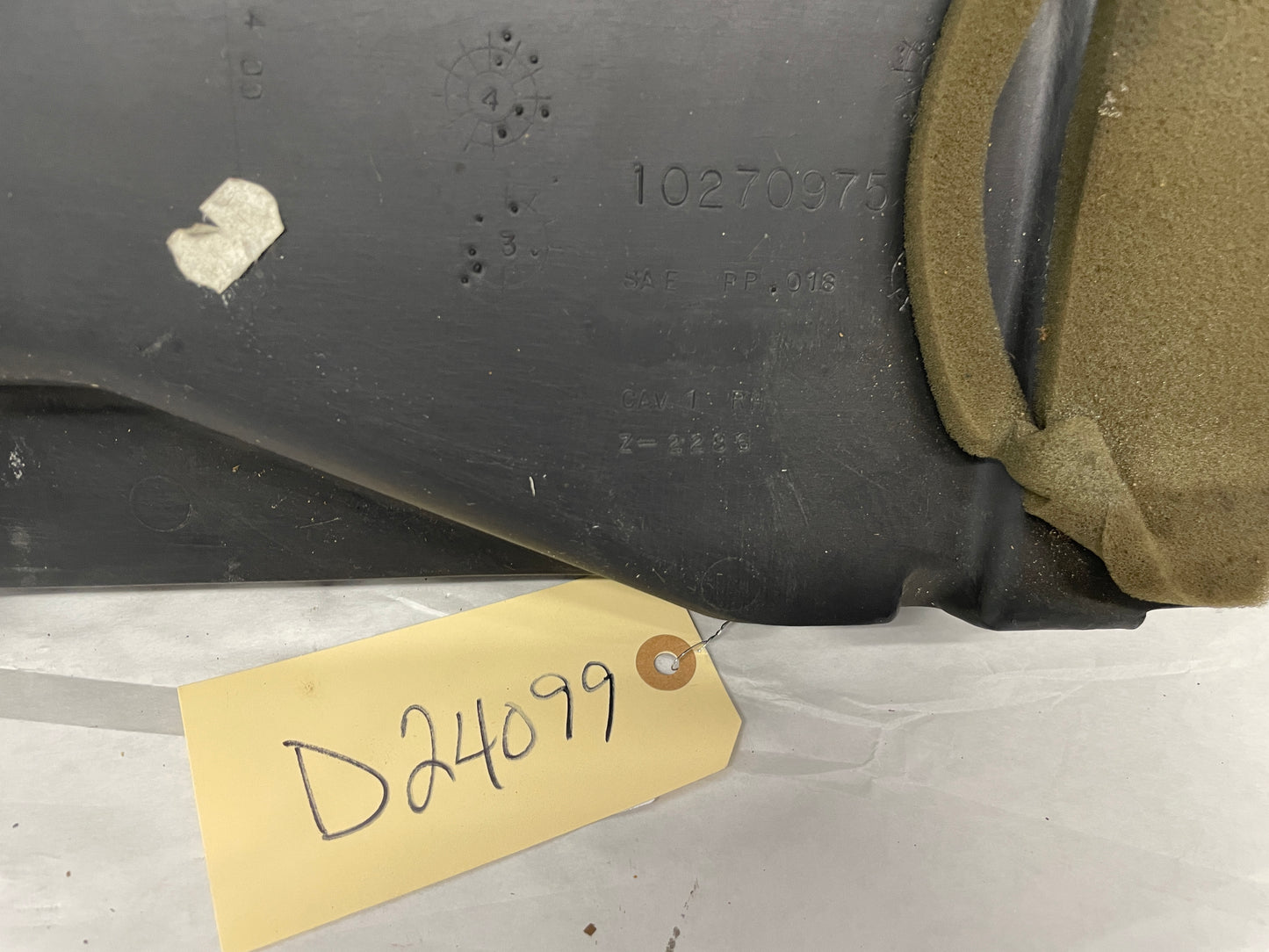 1998 Chevy Camaro Z28 RH Passenger Lower Under Dash Trim Panel OEM - Day's Parts Yard
