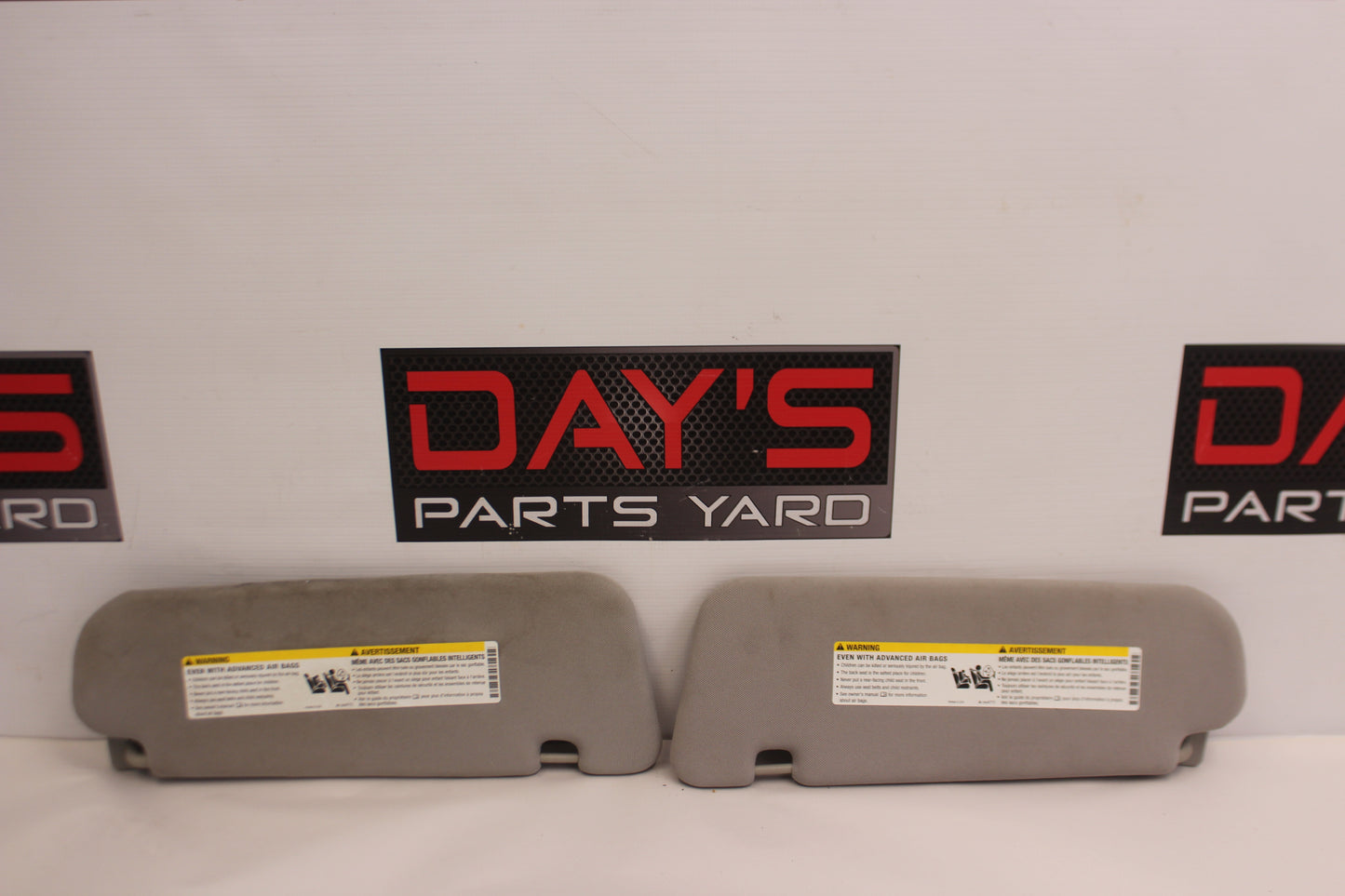 2015 Chevy SS Sedan RH & LH Sun Visor Sunvisor w/Clips OEM - Day's Parts Yard