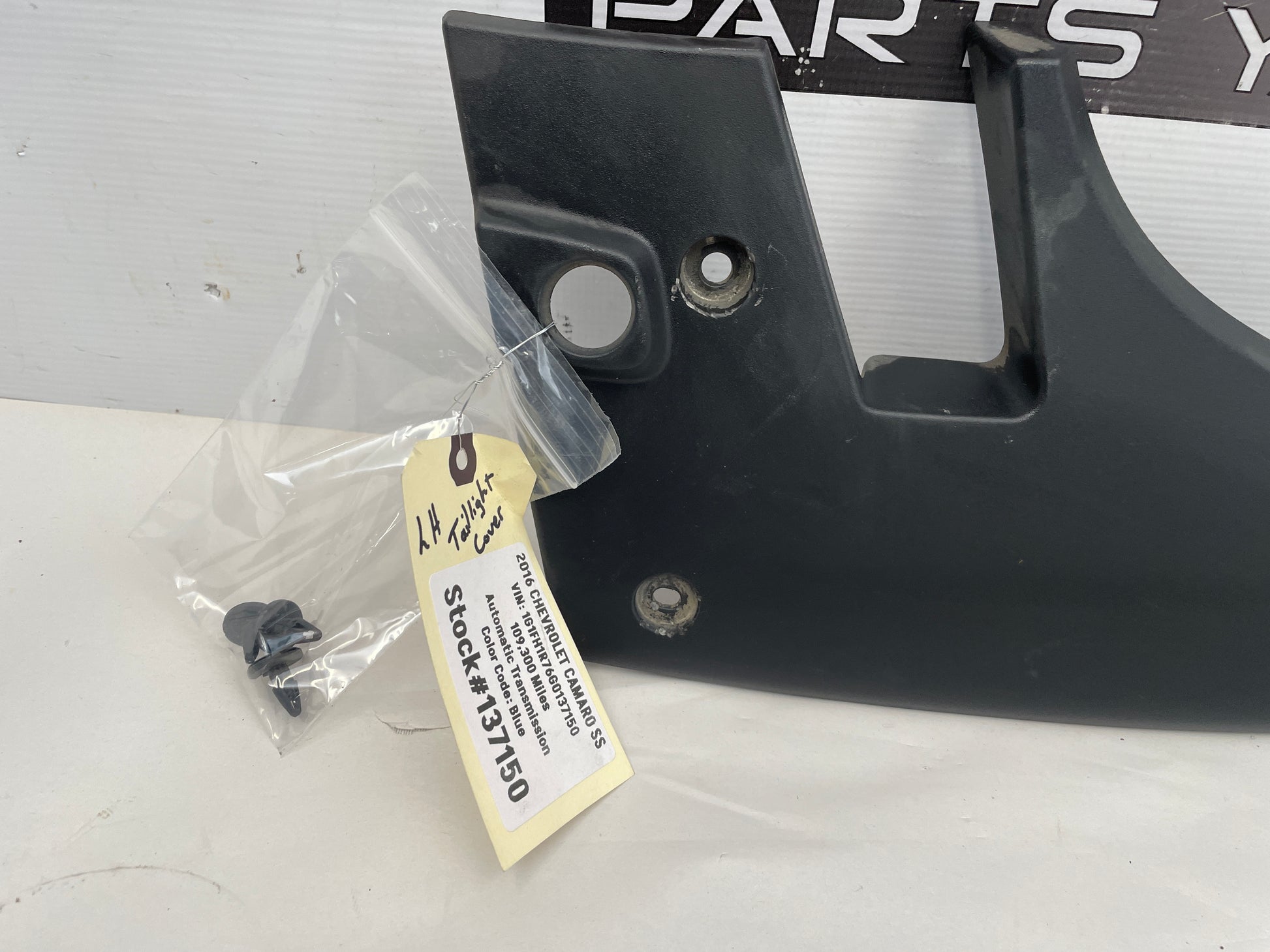 2016 Chevy Camaro SS LH Driver Tail Lamp Trim Panels OEM - Day's Parts Yard