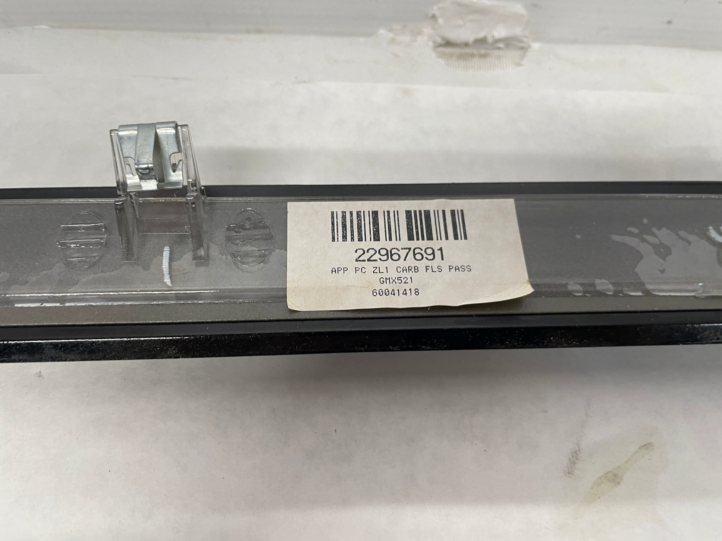 2012 Chevy Camaro ZL1 Carbon Flash Gloss Black Dash Trim Insert Molding OEM - Day's Parts Yard