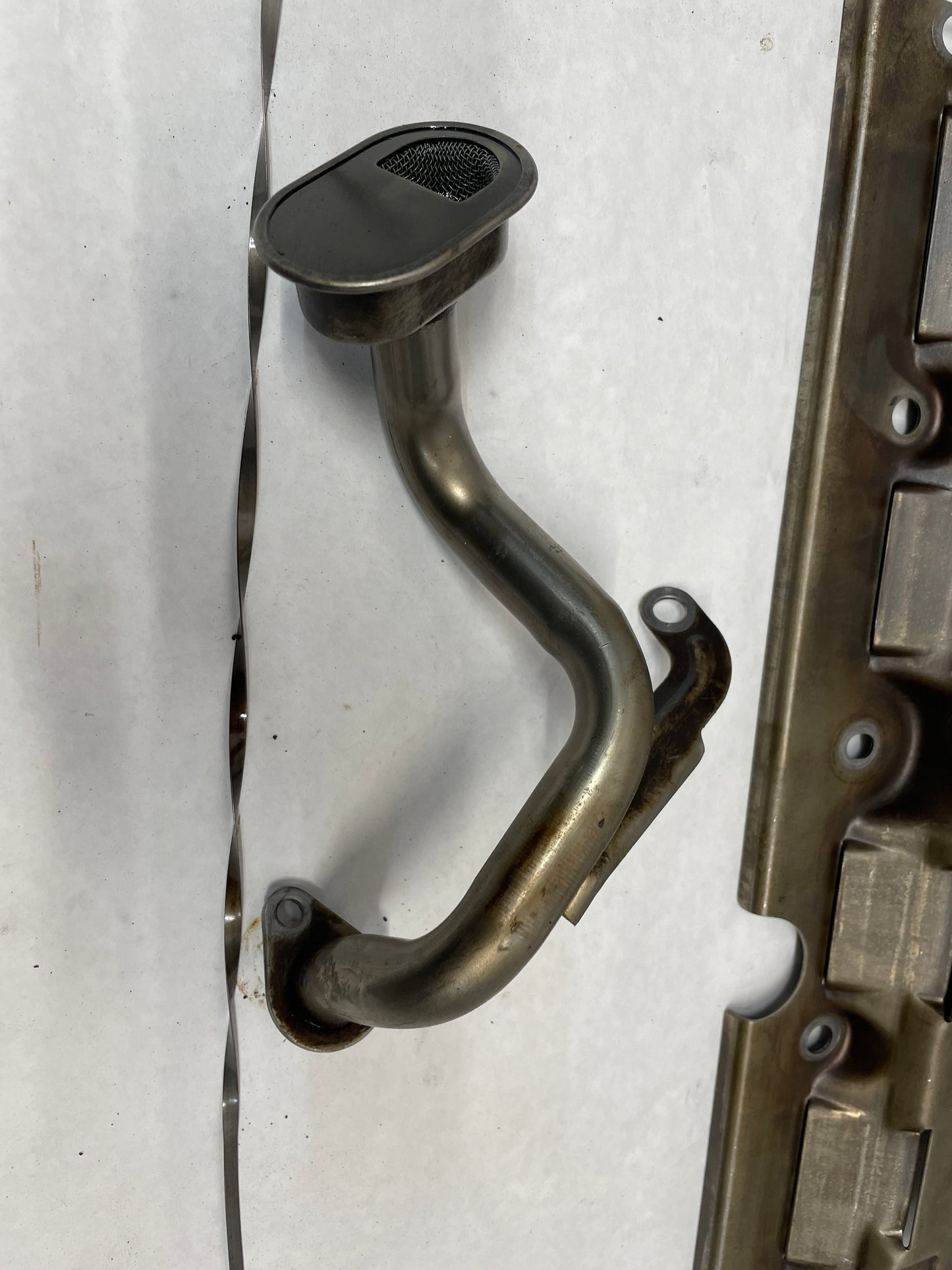 2005 Pontiac GTO Complete Oil Pan Assembly Pick Up Tube Windage Tray Dip Stick OEM