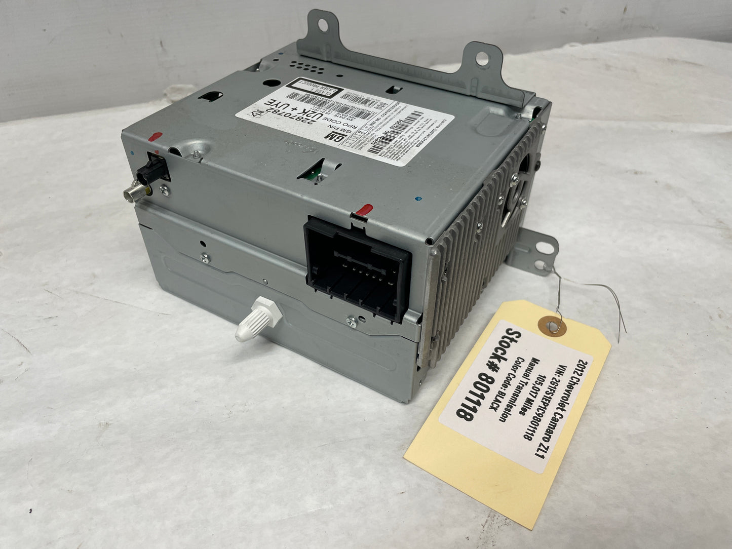 2012 Chevy Camaro ZL1 Radio Stereo HVAC Control Unit Display w/ Receiver OEM - Day's Parts Yard