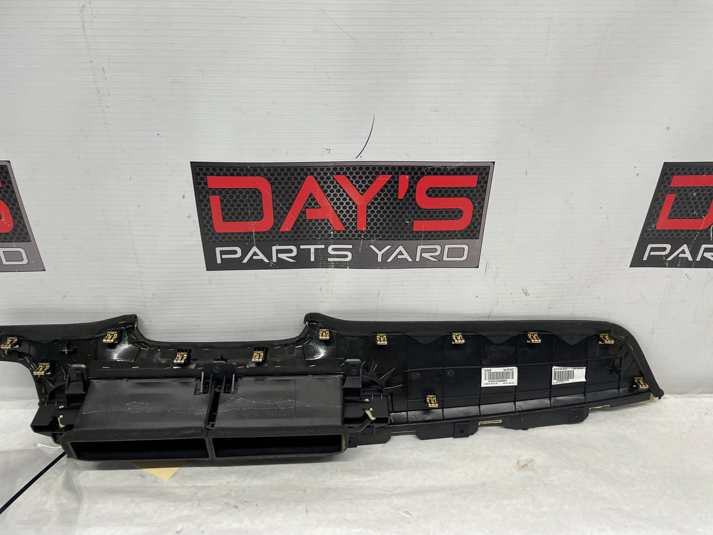 2012 Chevy Camaro ZL1 Alcantara Black Suede Dash Trim Insert Panel OEM - Day's Parts Yard