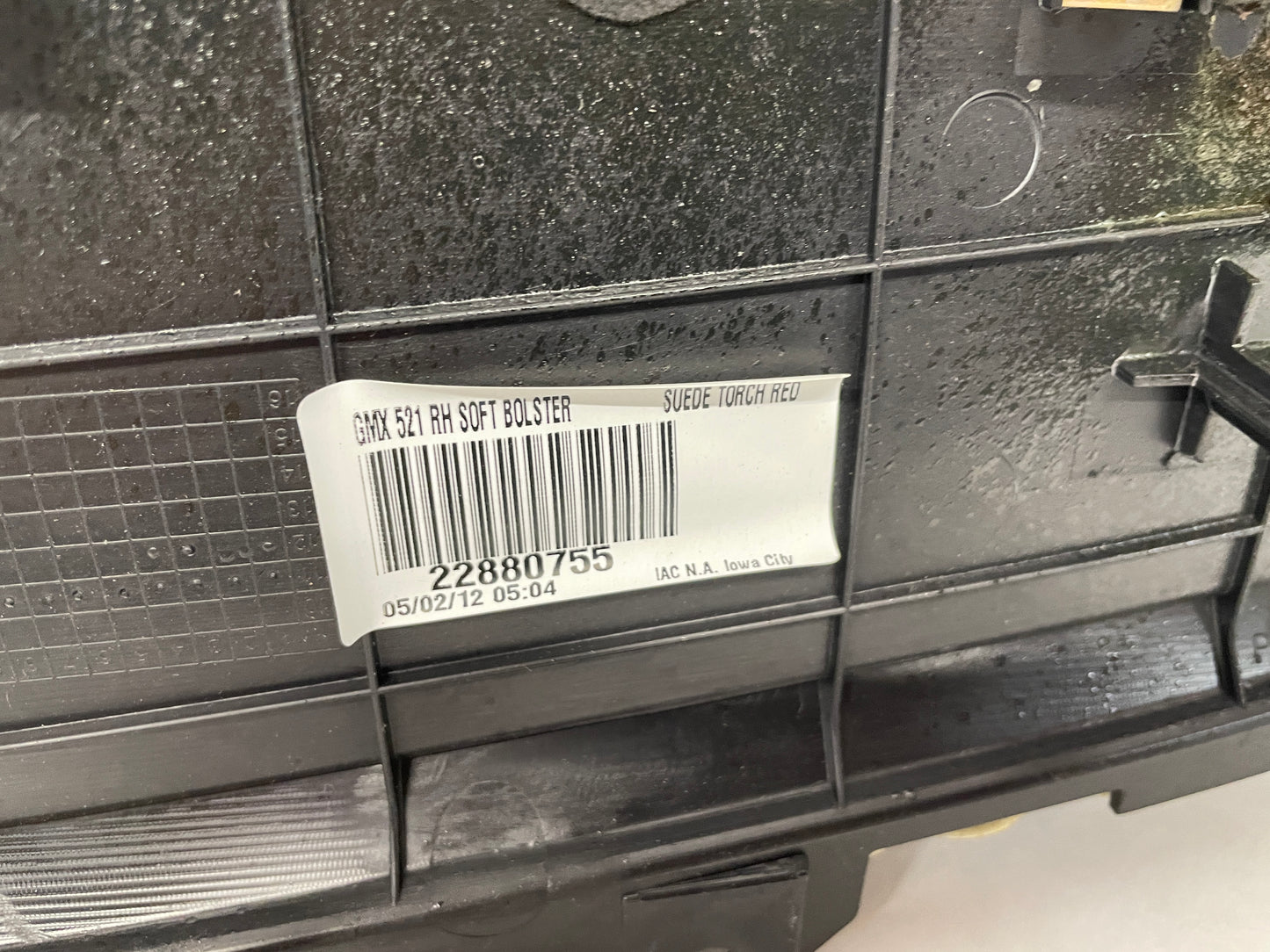 2012 Chevy Camaro ZL1 Alcantara Black Suede Dash Trim Insert Panel OEM - Day's Parts Yard