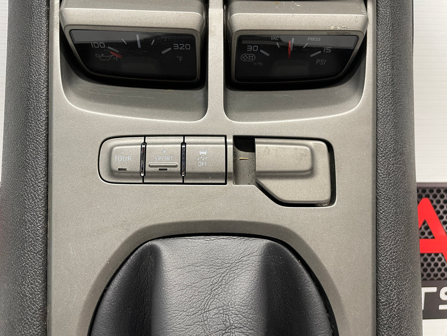 2012 Chevy Camaro ZL1 Complete Center Console Arm Rest w/ Auxiliary Gauges OEM - Day's Parts Yard