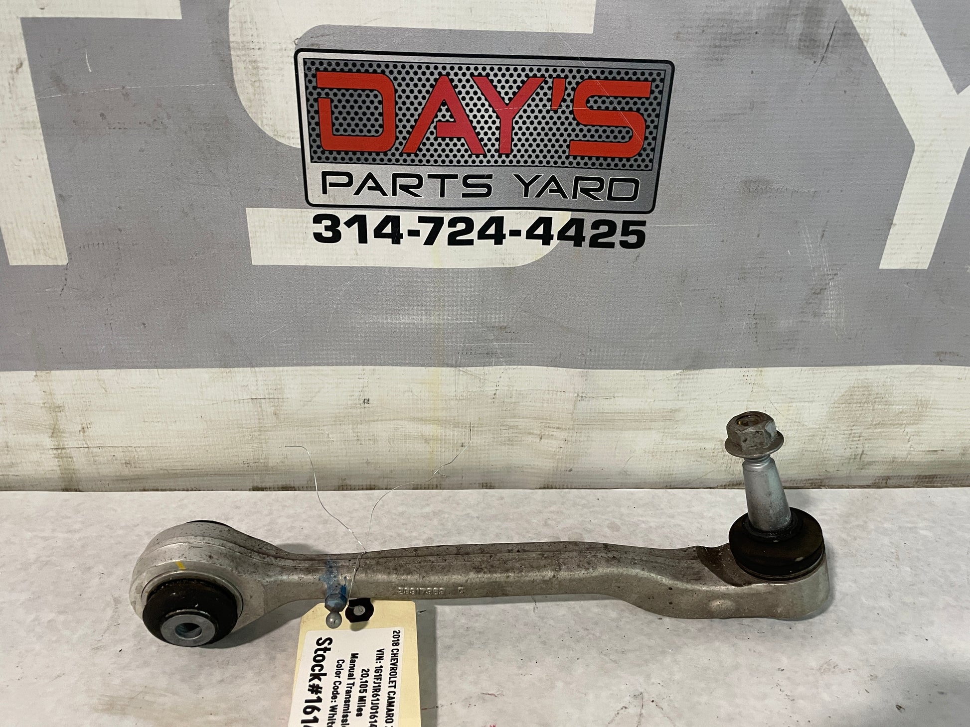2018 Chevy Camaro ZL1 1LE LH Driver Front Rearward Lower Control Arm OEM - Day's Parts Yard
