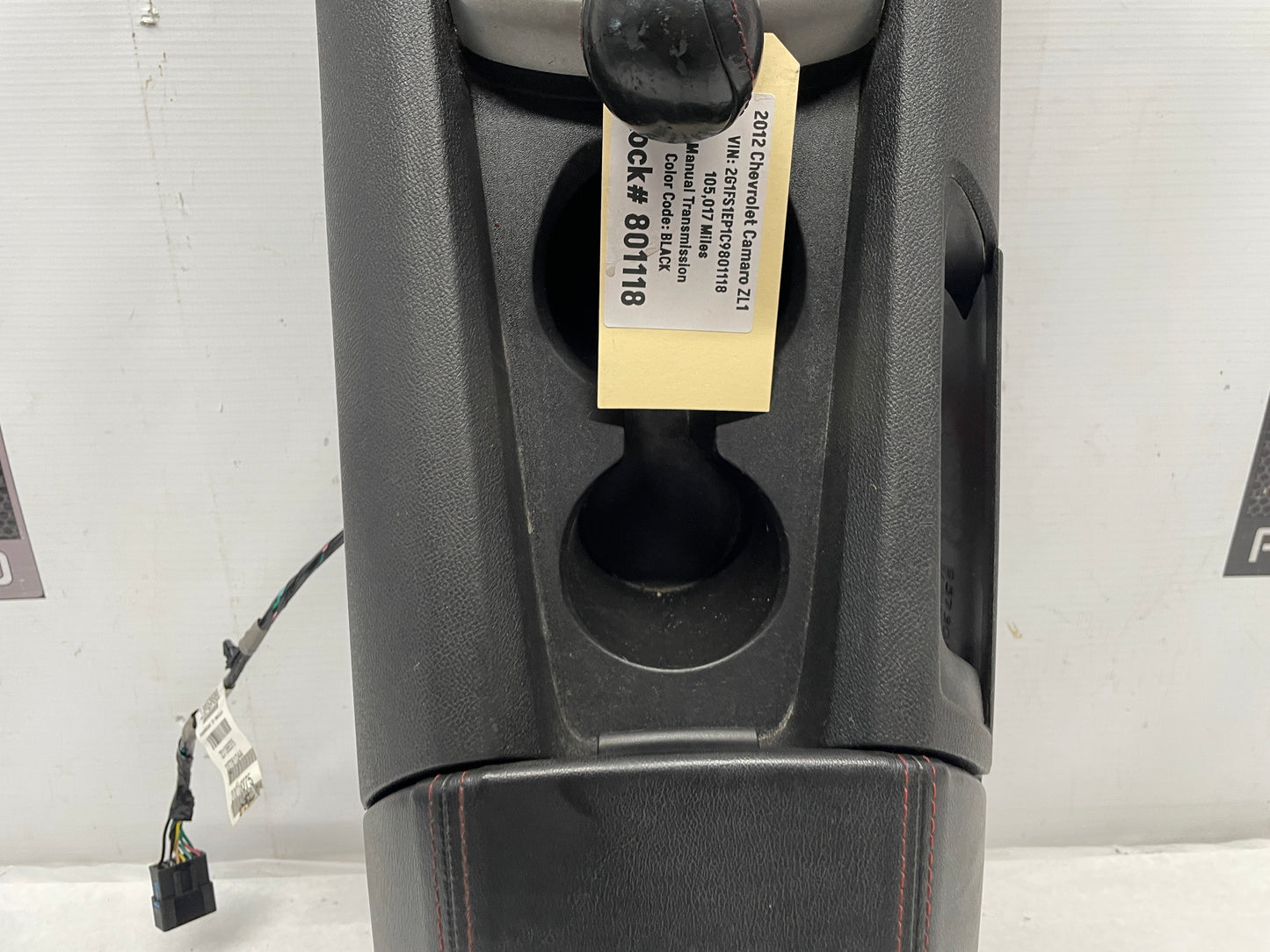 2012 Chevy Camaro ZL1 Complete Center Console Arm Rest w/ Auxiliary Gauges OEM - Day's Parts Yard