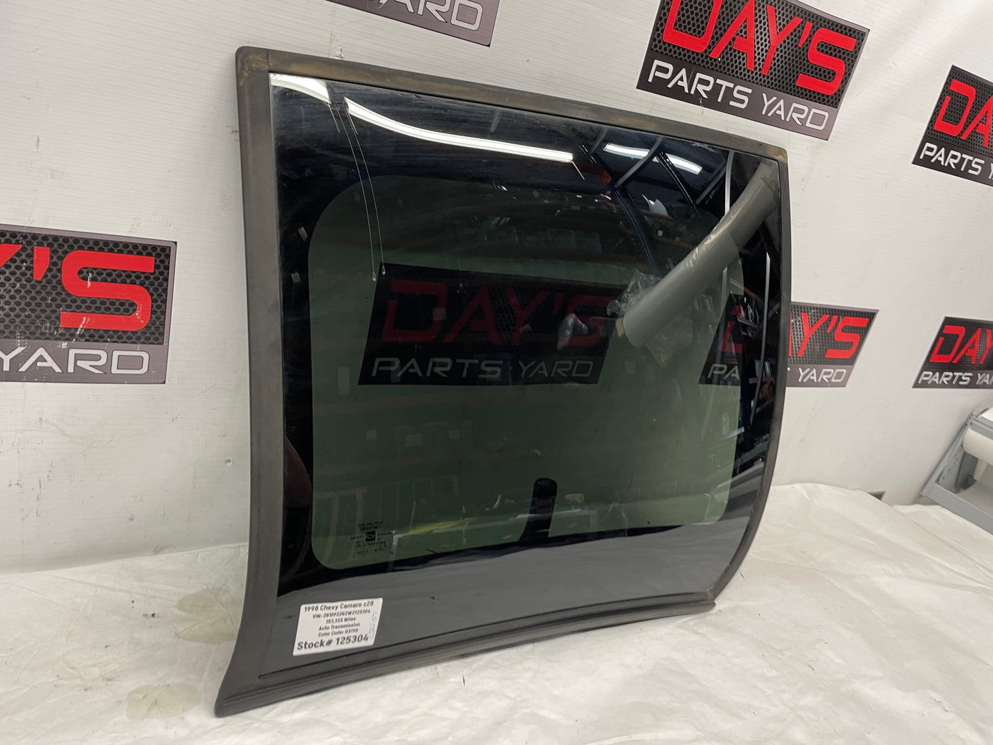 1998 Chevy Camaro Z28 RH Passenger T-Top Roof Glass Window Panel OEM - Day's Parts Yard