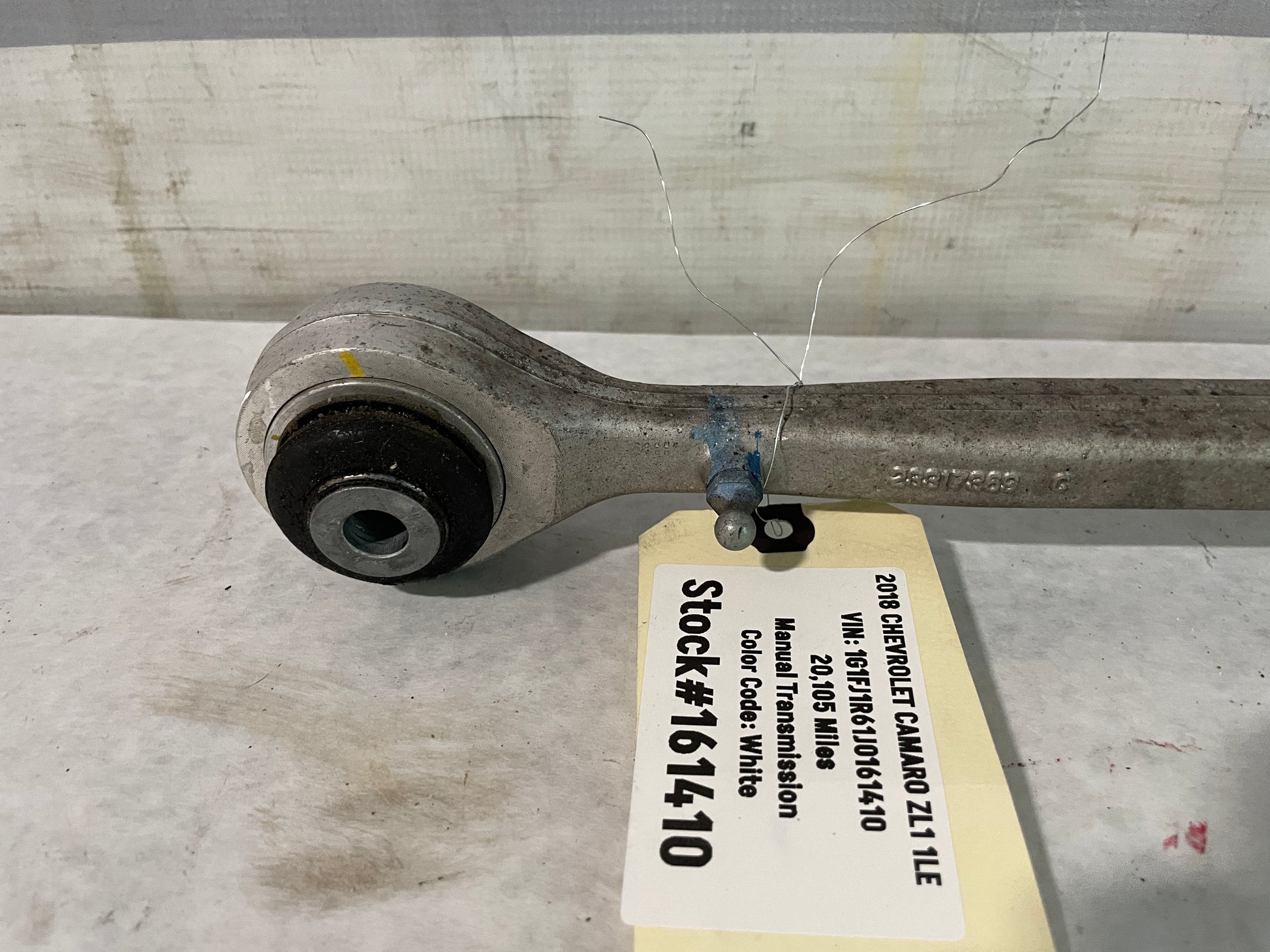 2018 Chevy Camaro ZL1 1LE LH Driver Front Rearward Lower Control Arm OEM - Day's Parts Yard