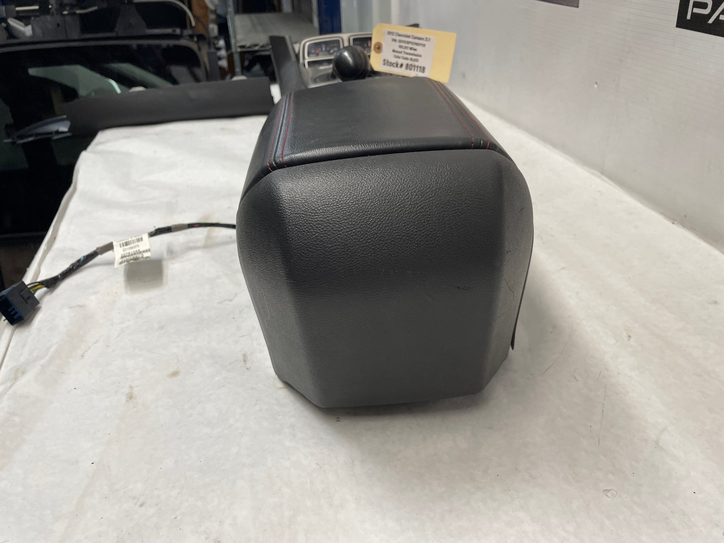 2012 Chevy Camaro ZL1 Complete Center Console Arm Rest w/ Auxiliary Gauges OEM - Day's Parts Yard