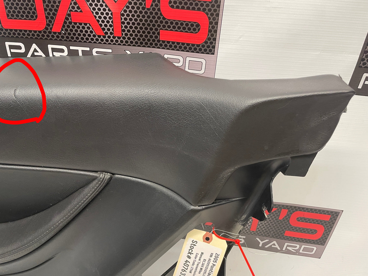 2005 Pontiac GTO RH Passenger Rear Interior Quarter Door Panel Trim OEM - Day's Parts Yard