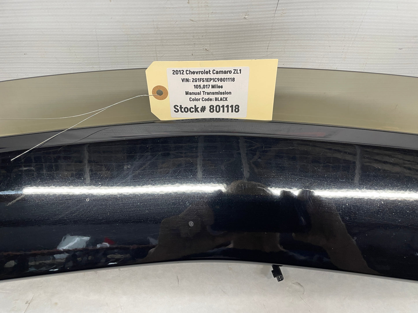 2012 Chevy Camaro ZL1 Spoiler Wing Duck Bill OEM - Day's Parts Yard