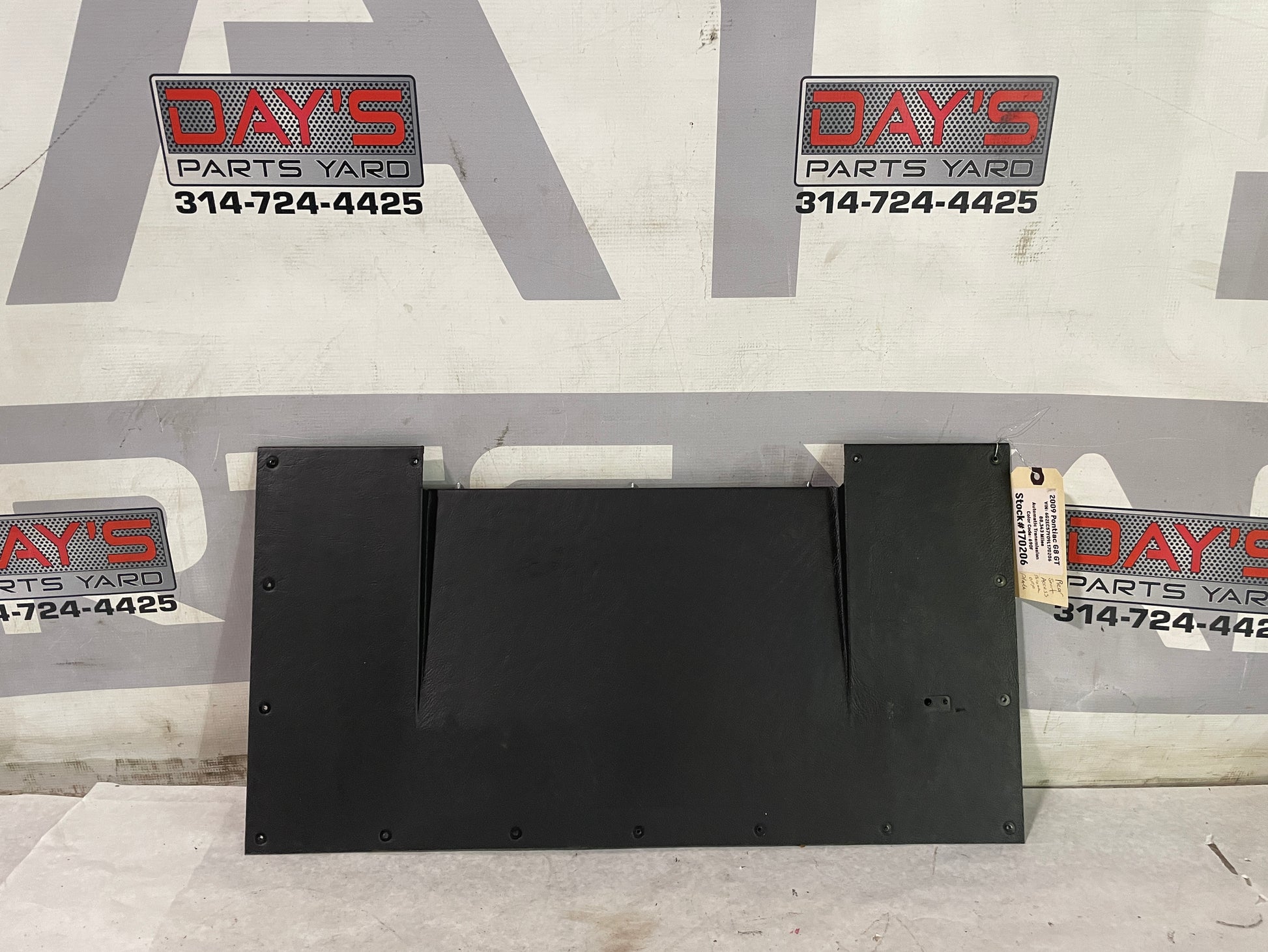2009 Pontiac G8 GT Rear Seat Access Block Off Plate OEM - Day's Parts Yard