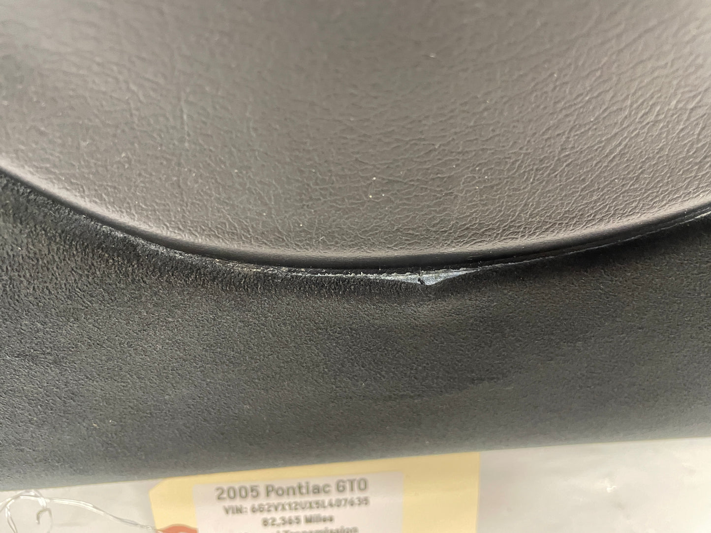 2005 Pontiac GTO Black Suede Interior Knee Bolster Fuse Box Block Cover OEM - Day's Parts Yard